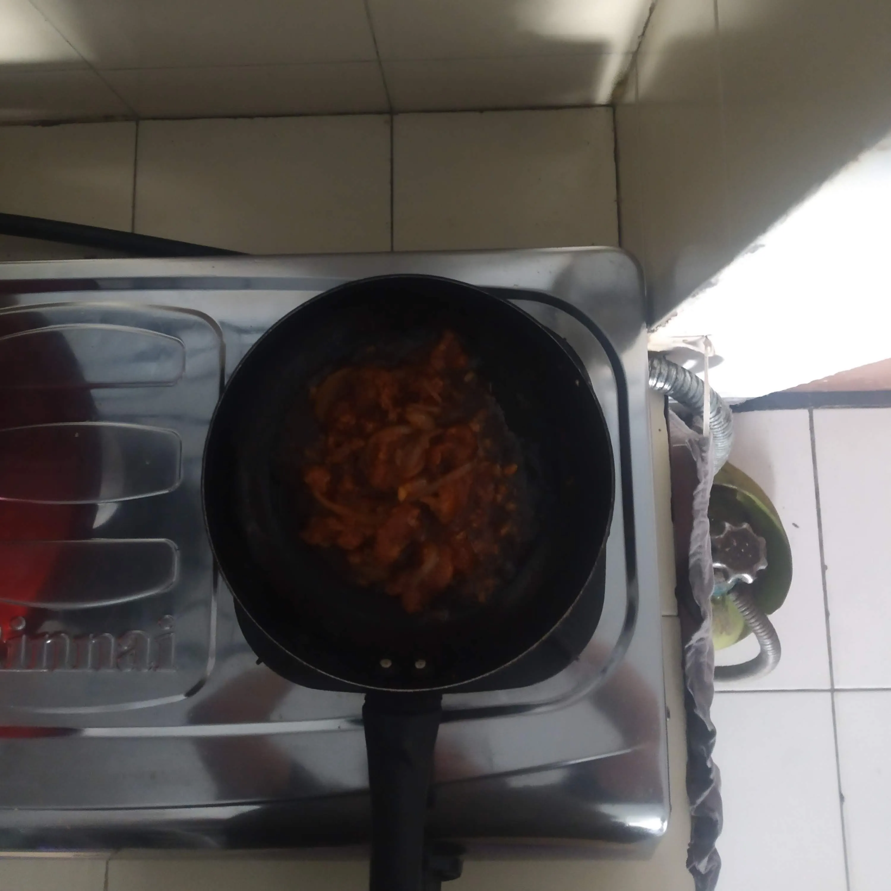 Step 6 Chicken Skin Saus Gochujang
