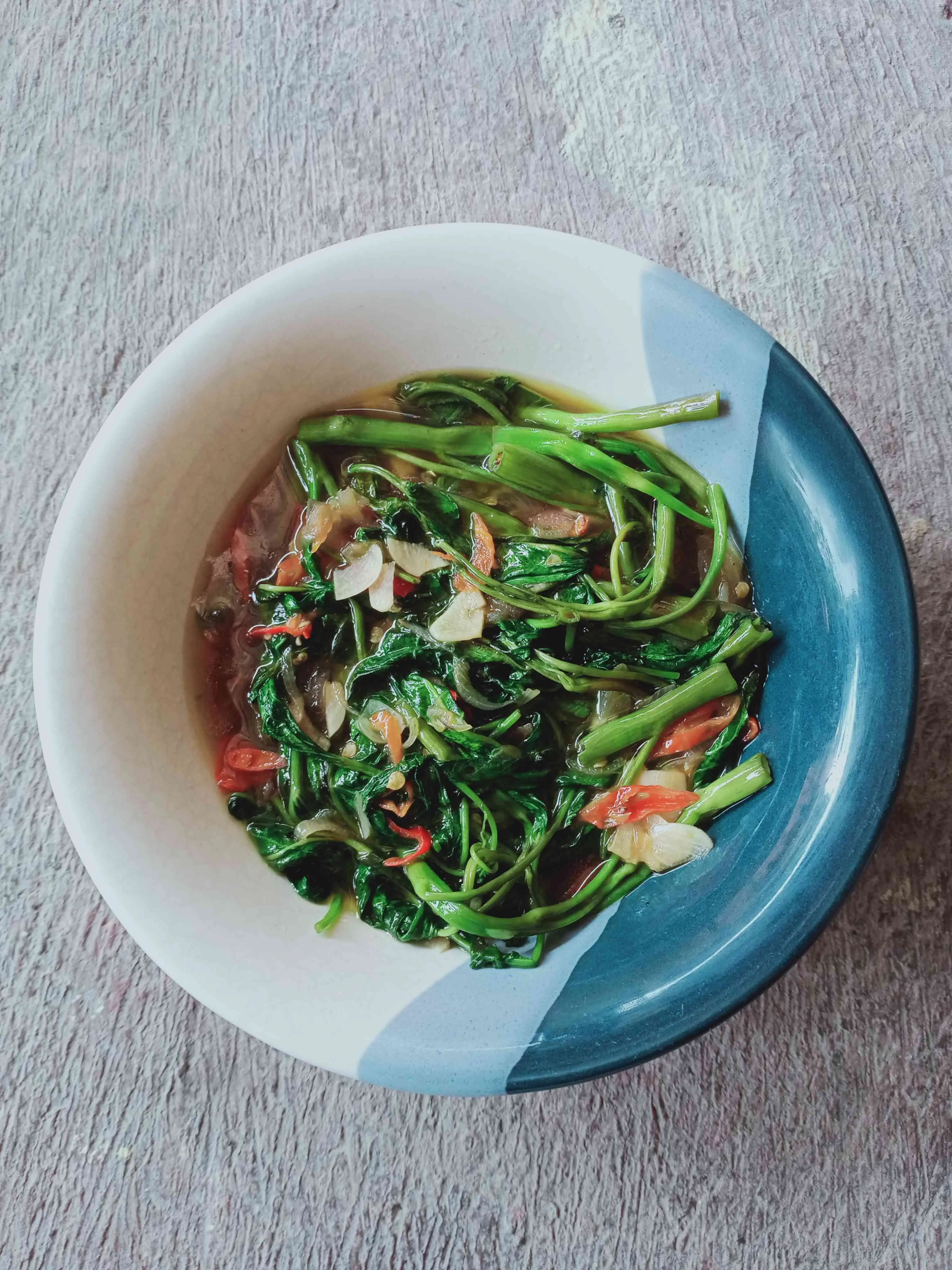 Tumis Kangkung Saus Tiram