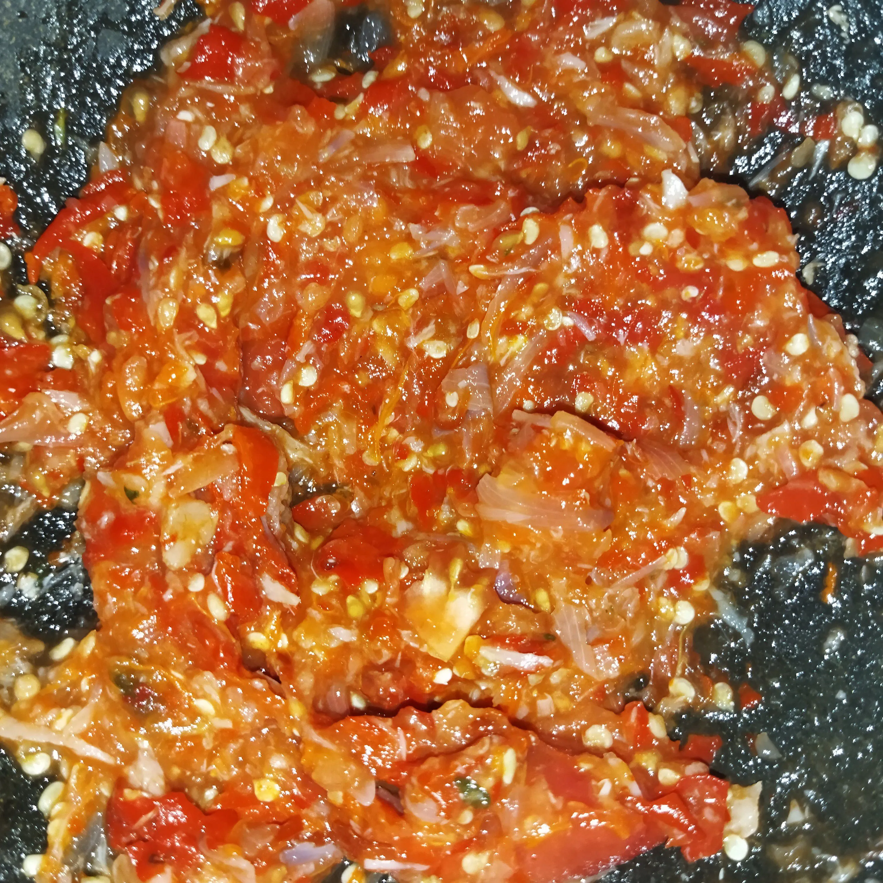 Step 4 Balado ikan salem