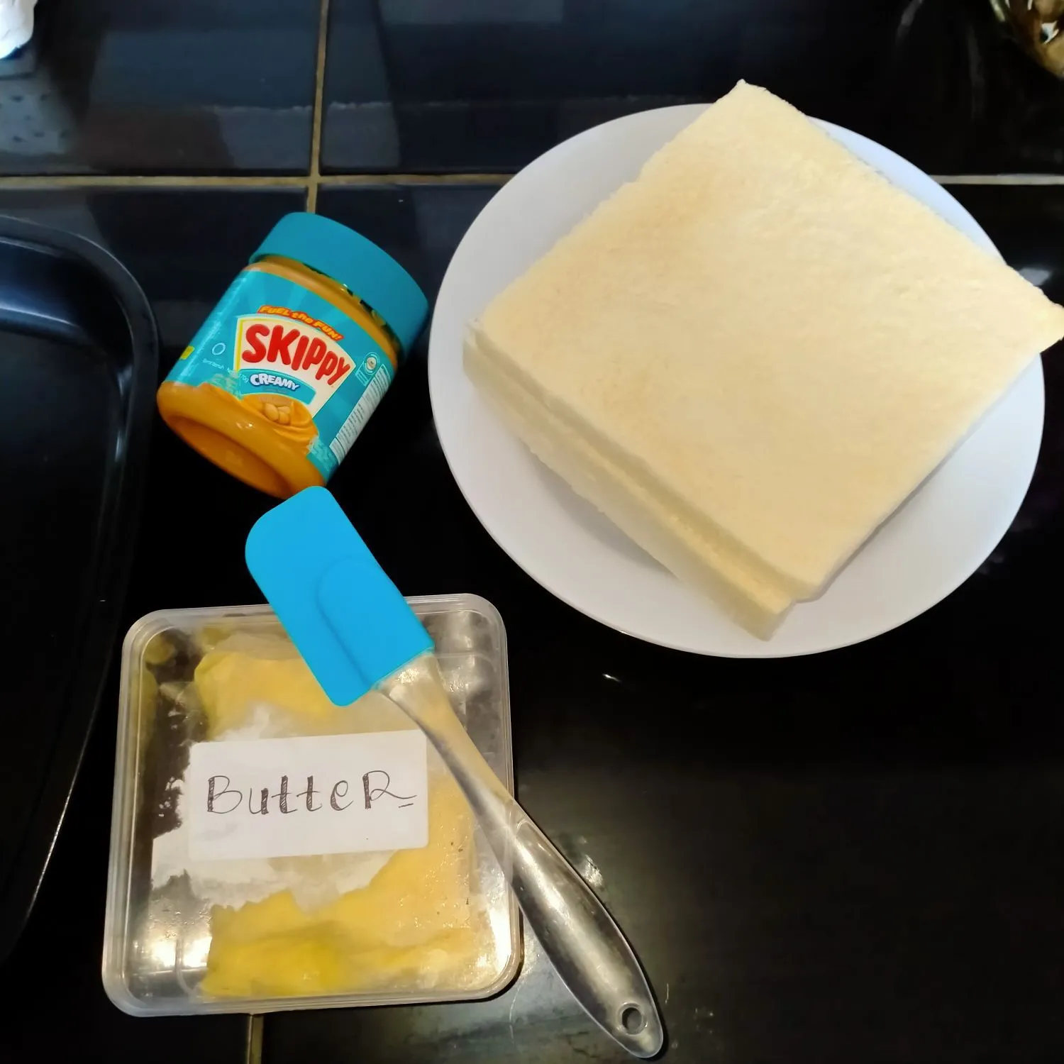 Step 1 Bagelan Roti Kacang