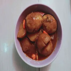 Semur Kentang Telur