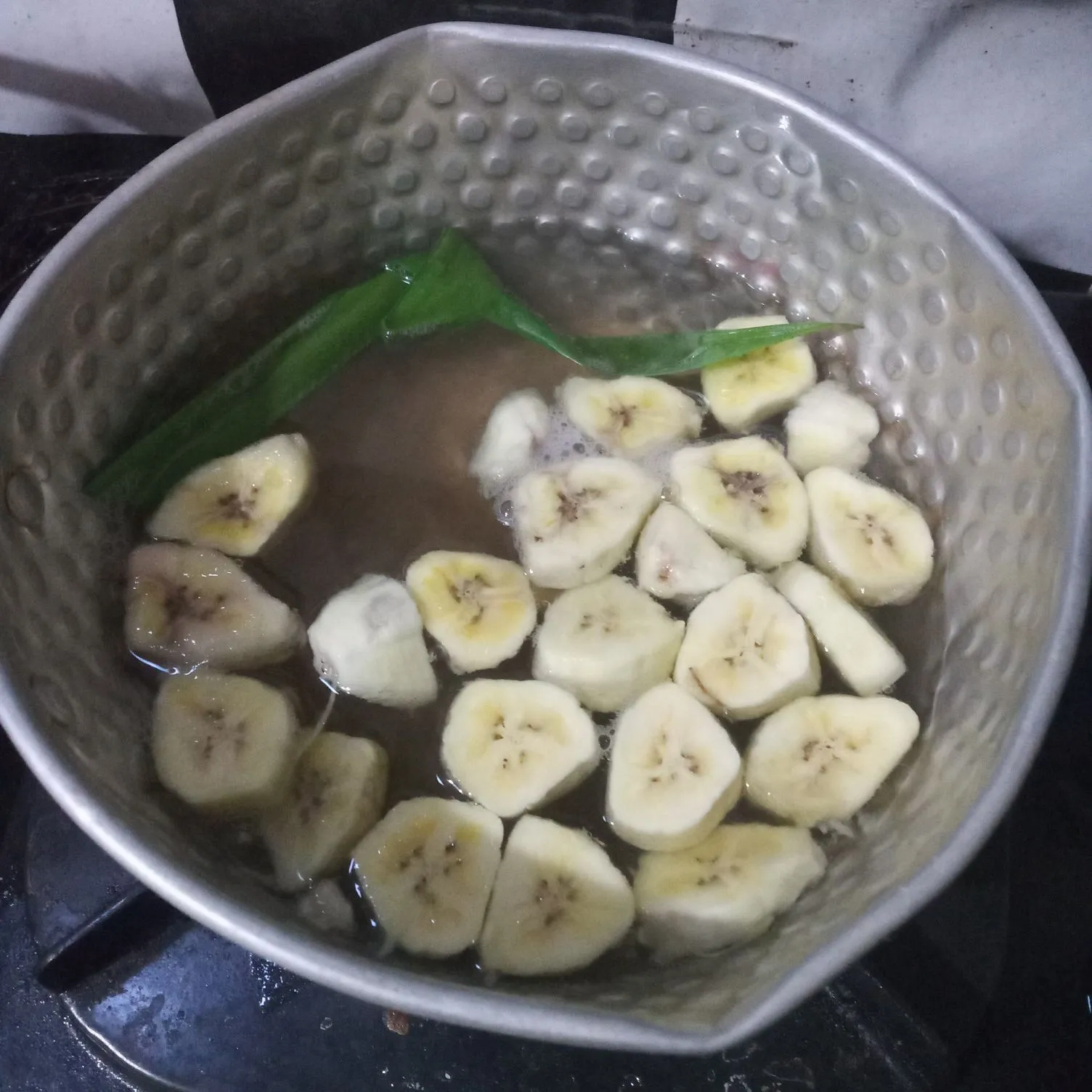 Step 4 Bubur Mutiara Pisang Kepok