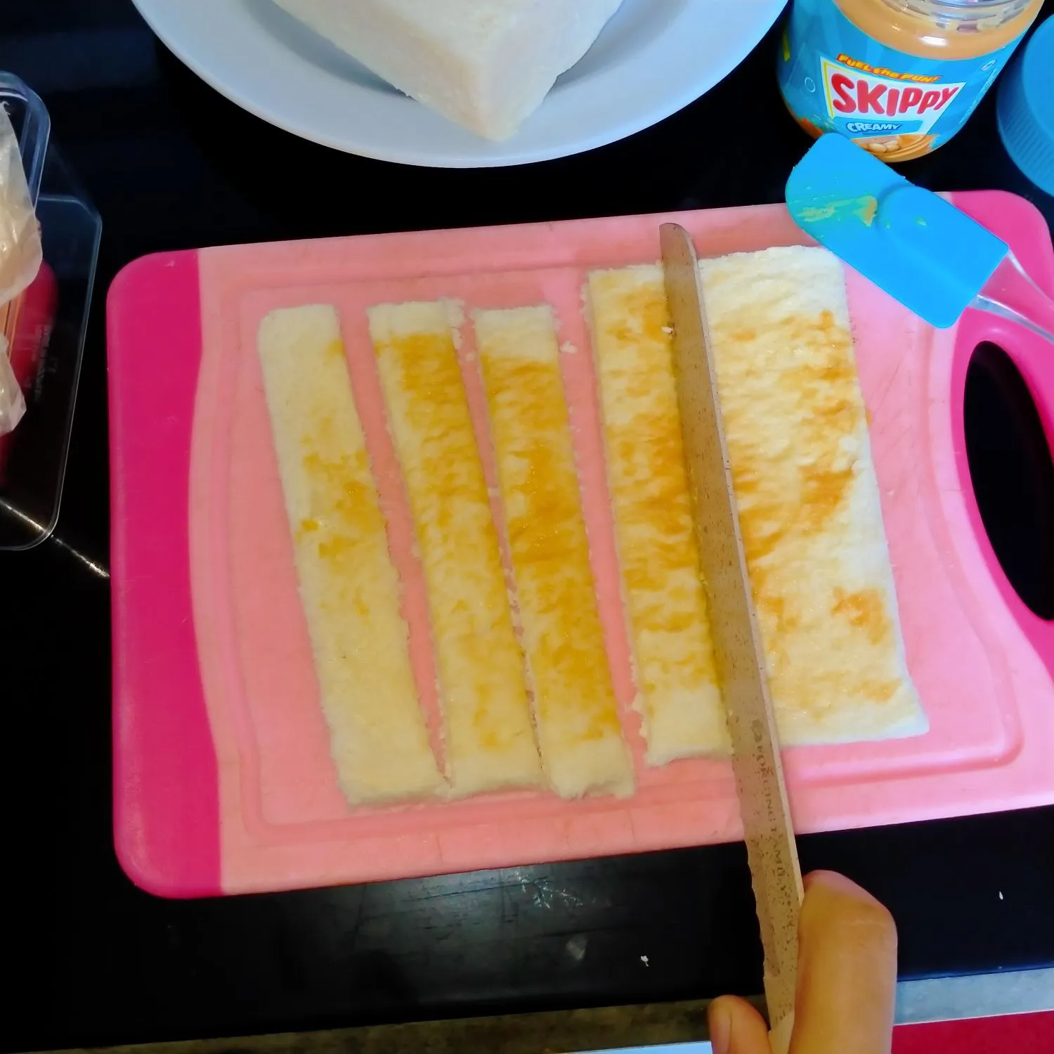Step 3 Bagelan Roti Kacang
