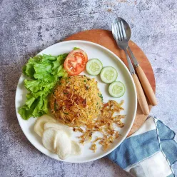Nasi Goreng Ikan Teri ala Resto