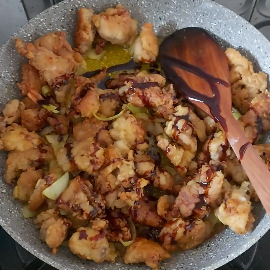 Step 6 Ayam Krispi Kecap Mentega