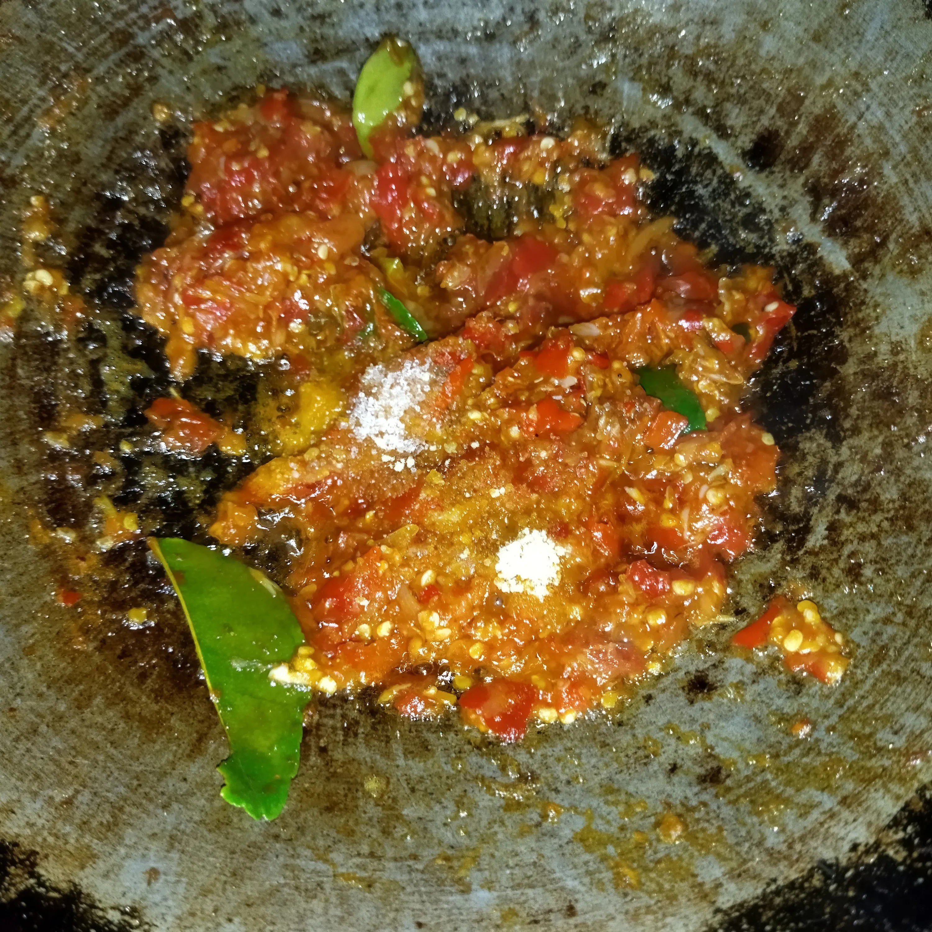 Step 5 Balado ikan salem
