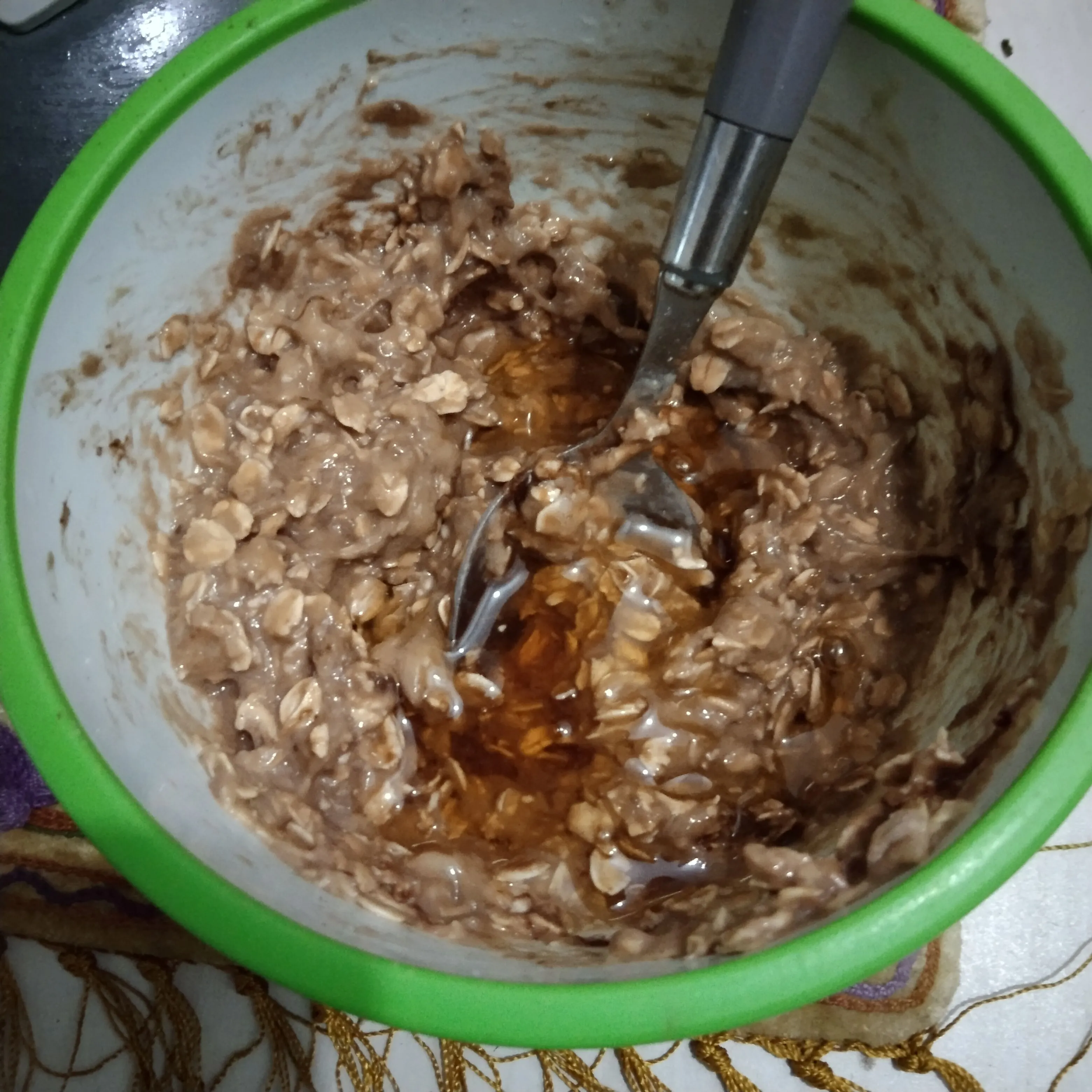 Step 5 Oats Choco Jam
