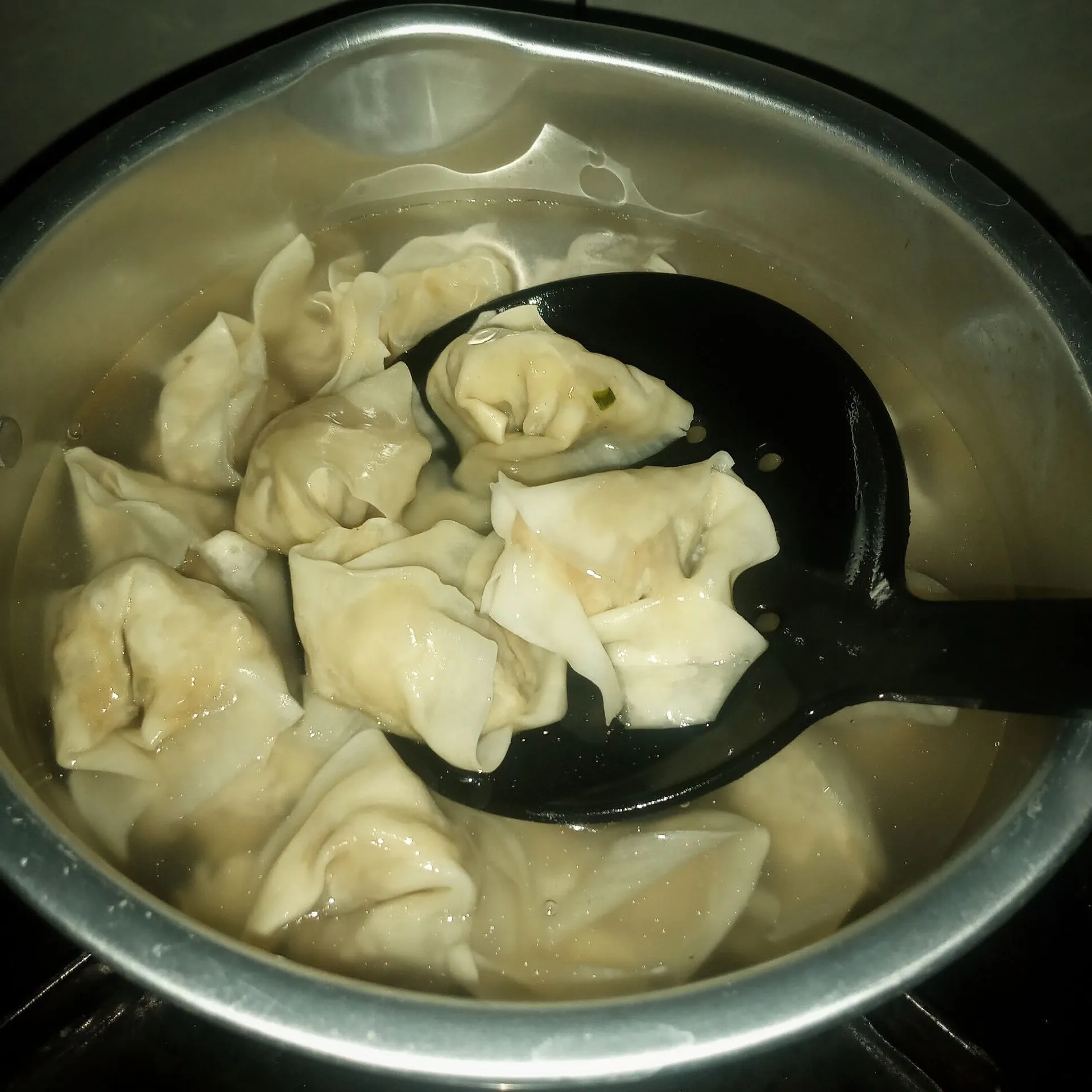 Step 1 Pangsit Goreng