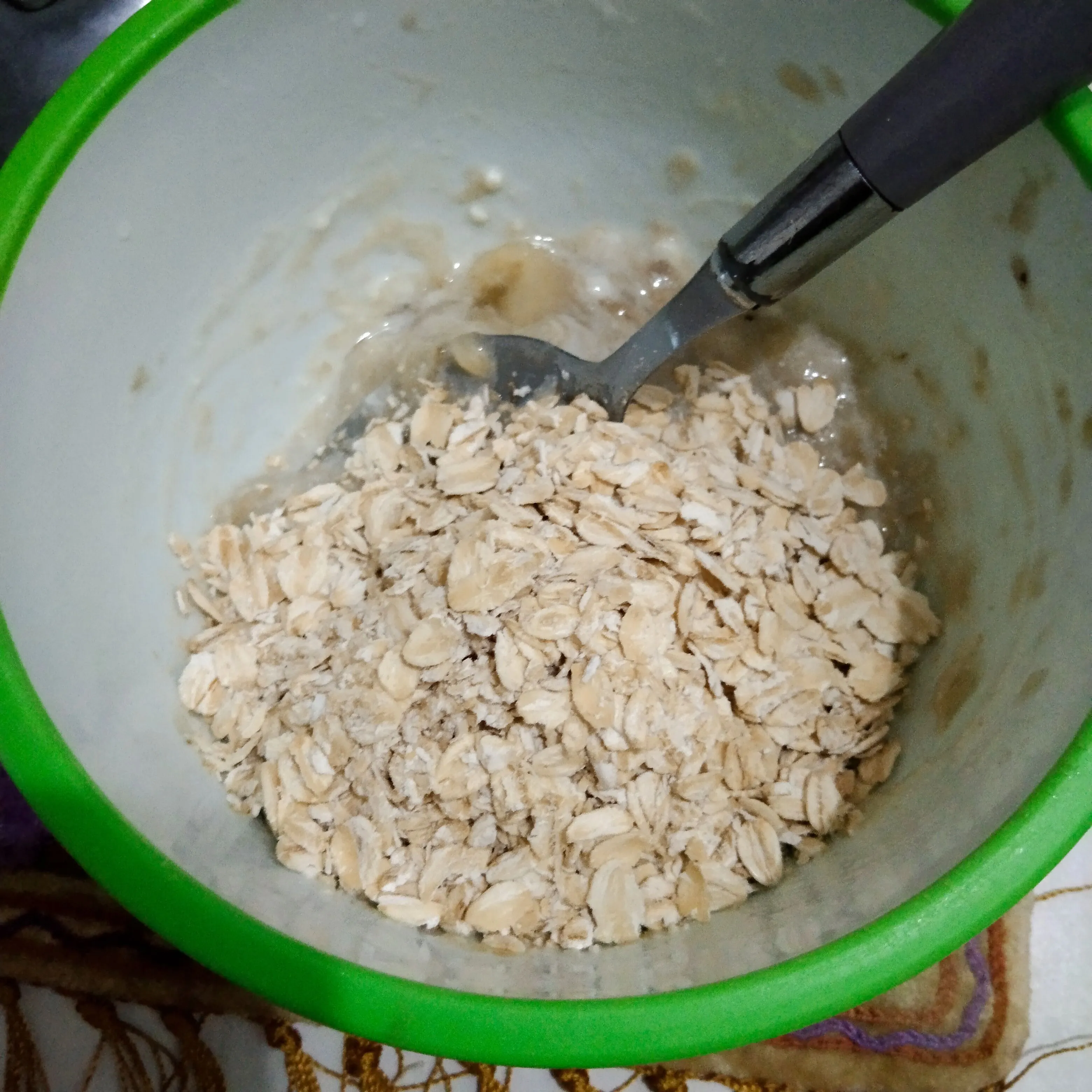 Step 3 Oats Choco Jam