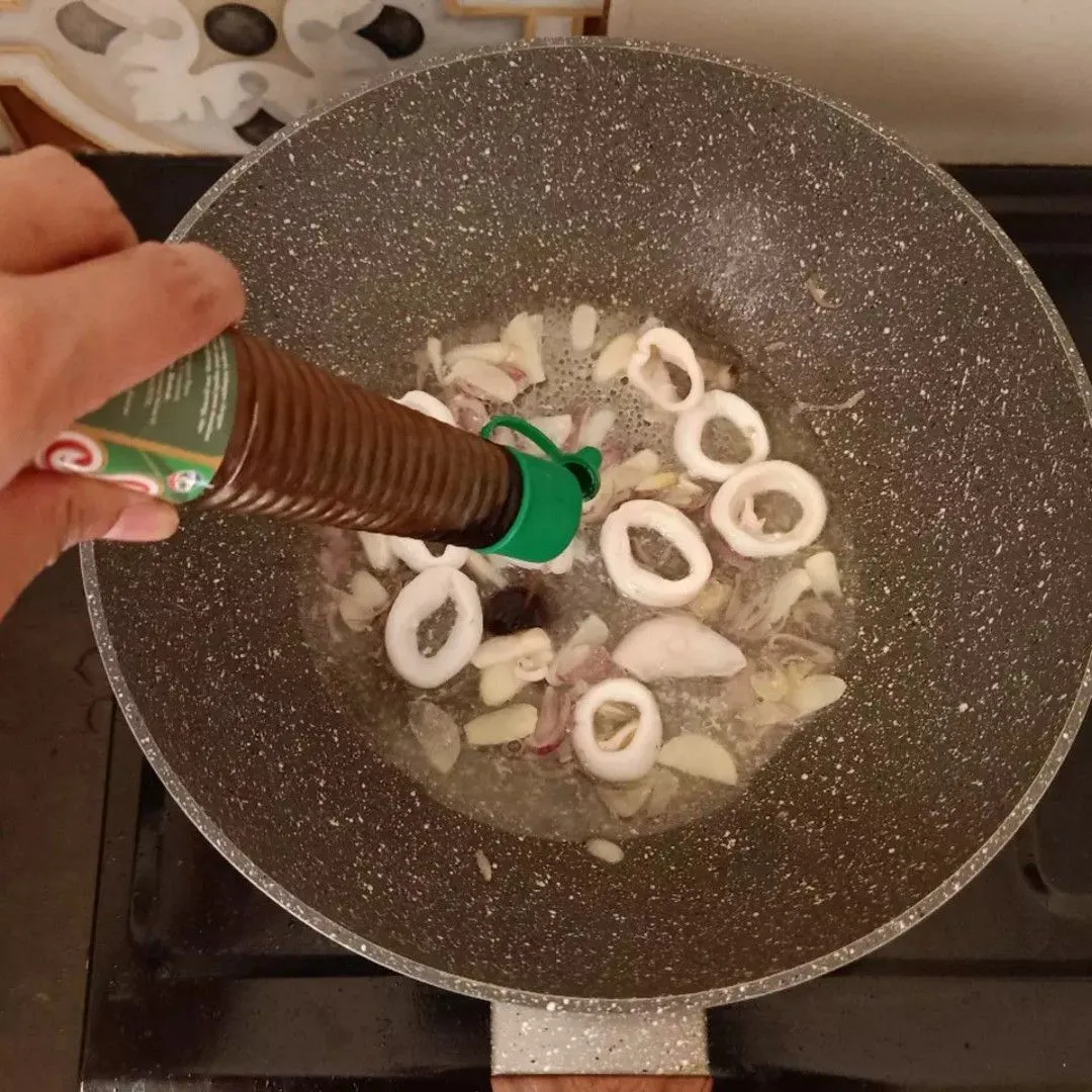 Step 3 Kangkung Cumi Saus Tiram