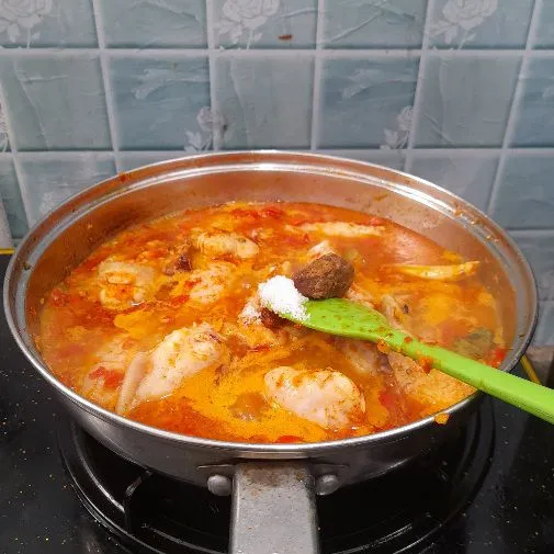 Step 7 Ayam Asam Pedas