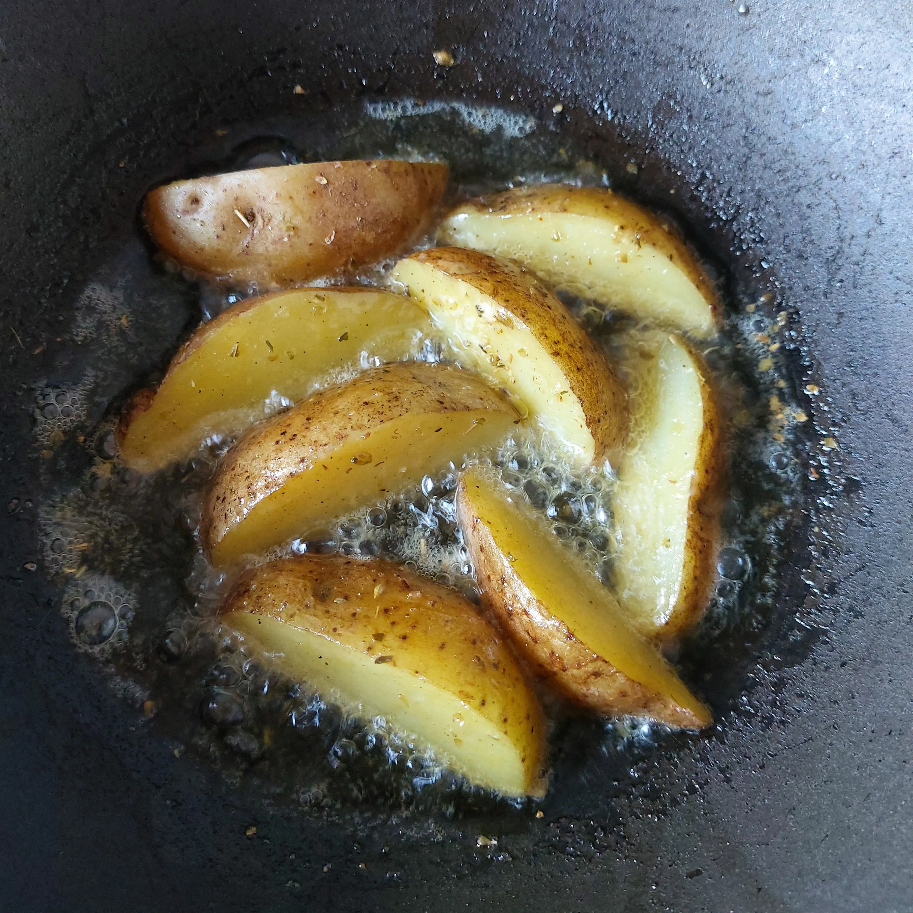 Step 5 Potato wedges aman untuk diet