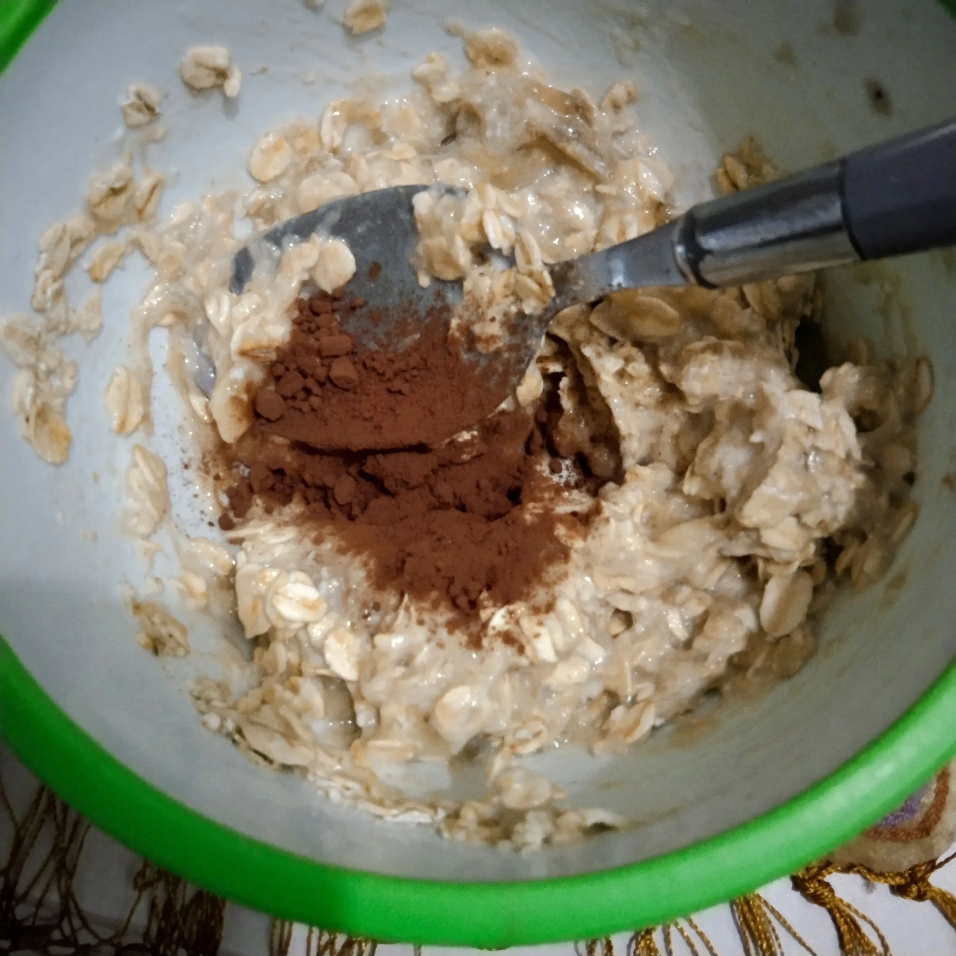 Step 4 Oats Choco Jam