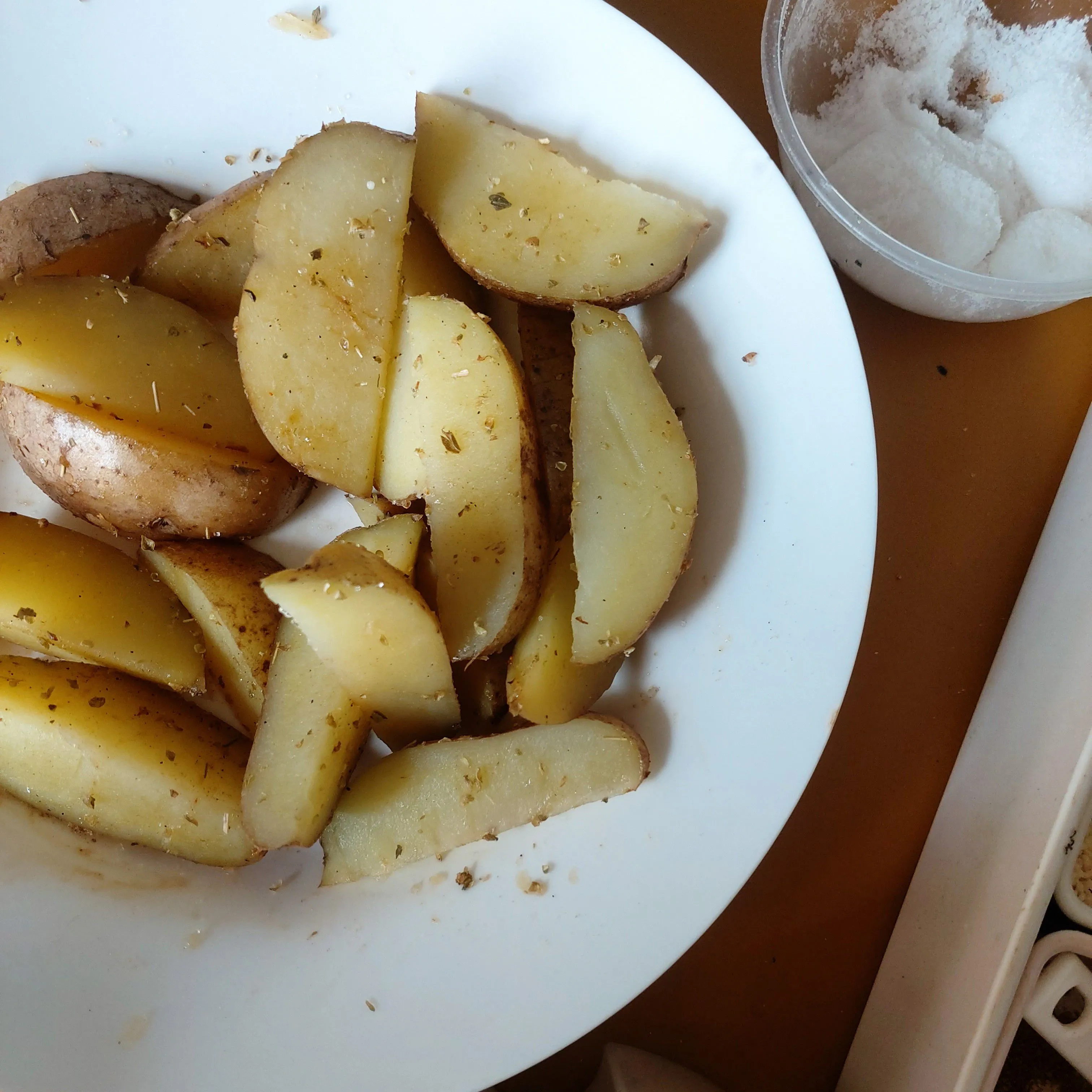 Step 3 Potato wedges aman untuk diet