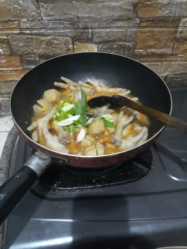 Step 6 Ceker Bakso Saos Tiram