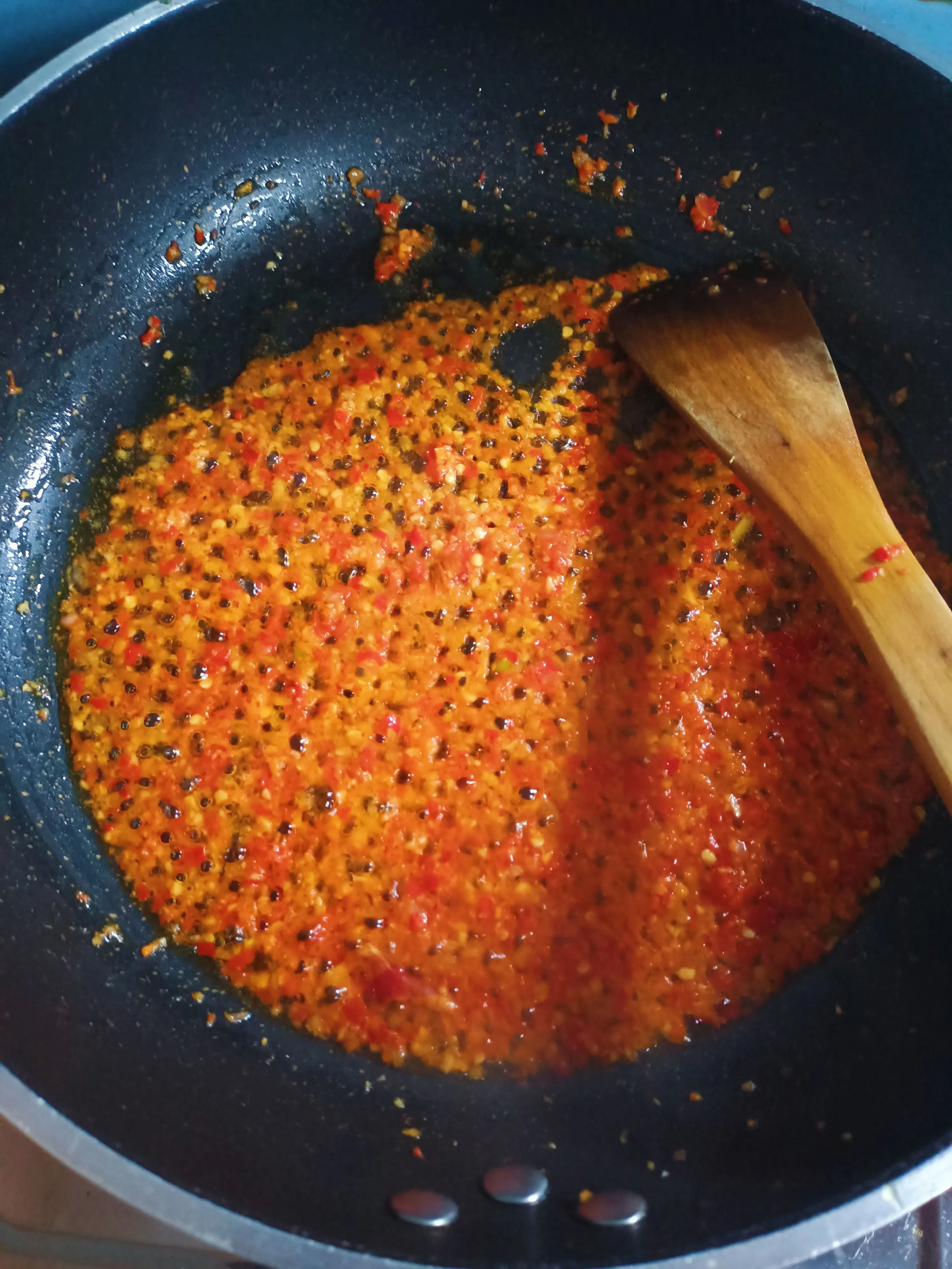 Step 2 Tumis Tempe Tahu Bumbu Merah