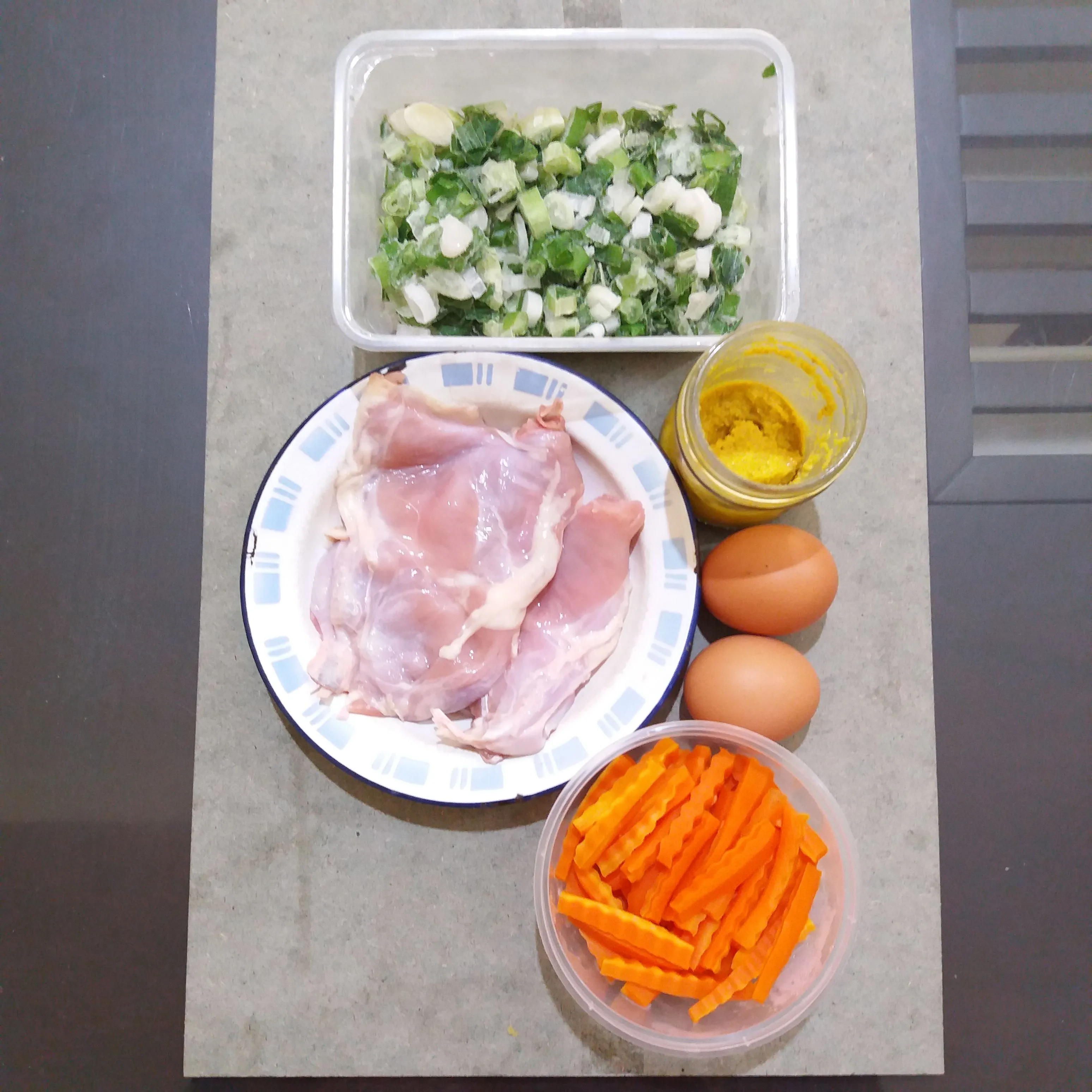 Step 1 Tumisan Bumbu Kare