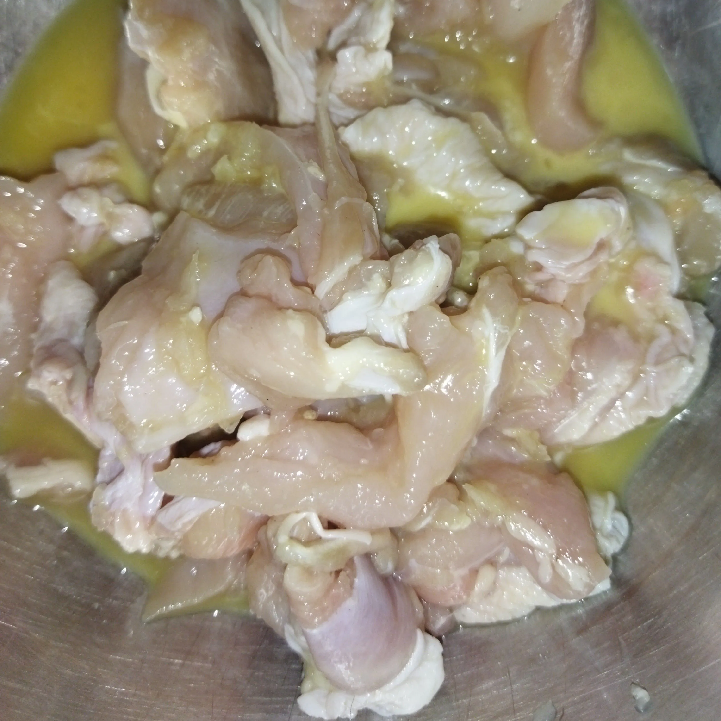 Step 2 Ayam crispy saus lada hitam