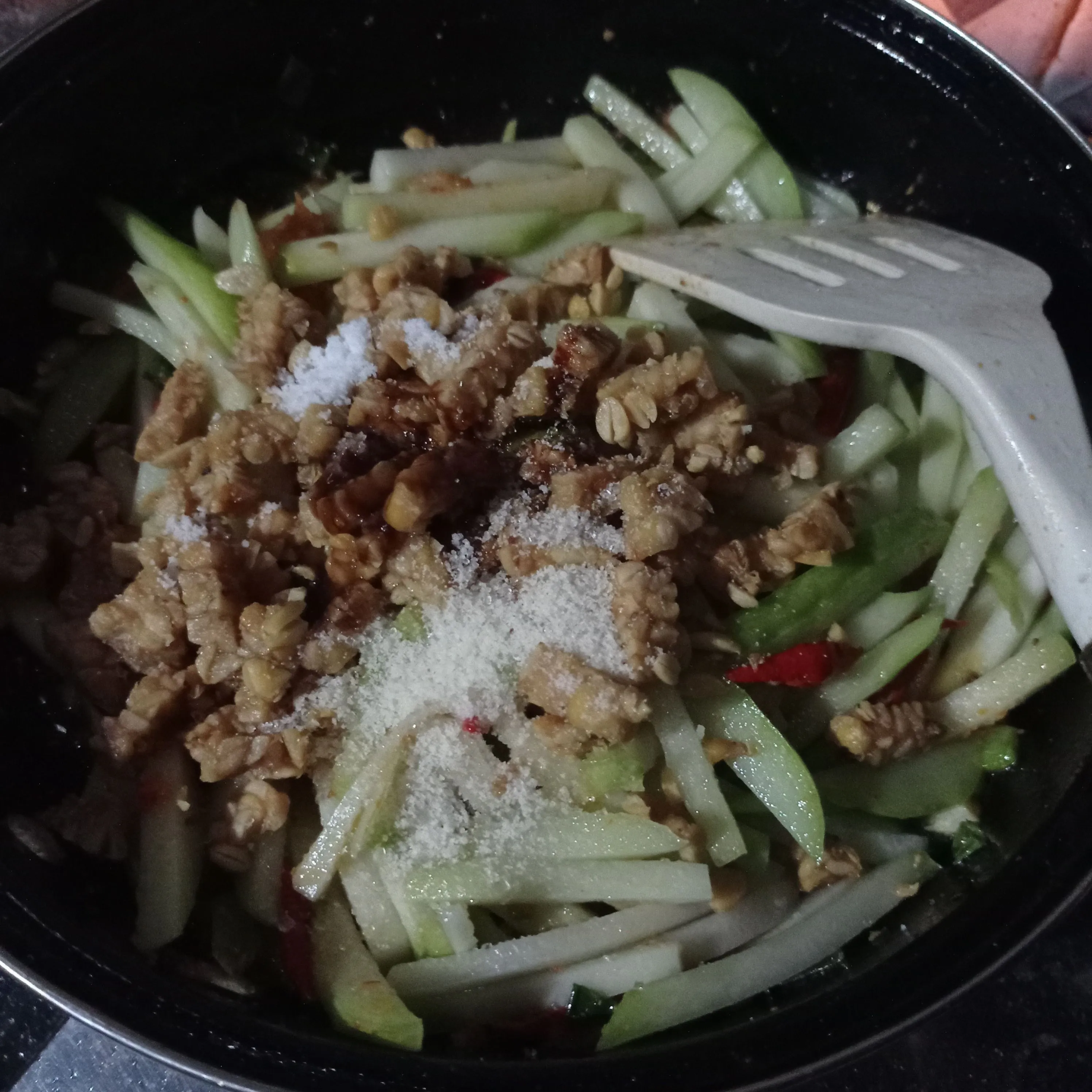 Step 4 Tumis Labu Siam Tempe Saus Tiram
