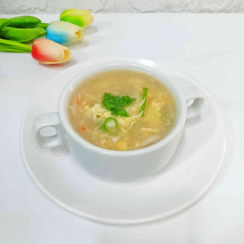 Sup Telur Jagung Crabstick