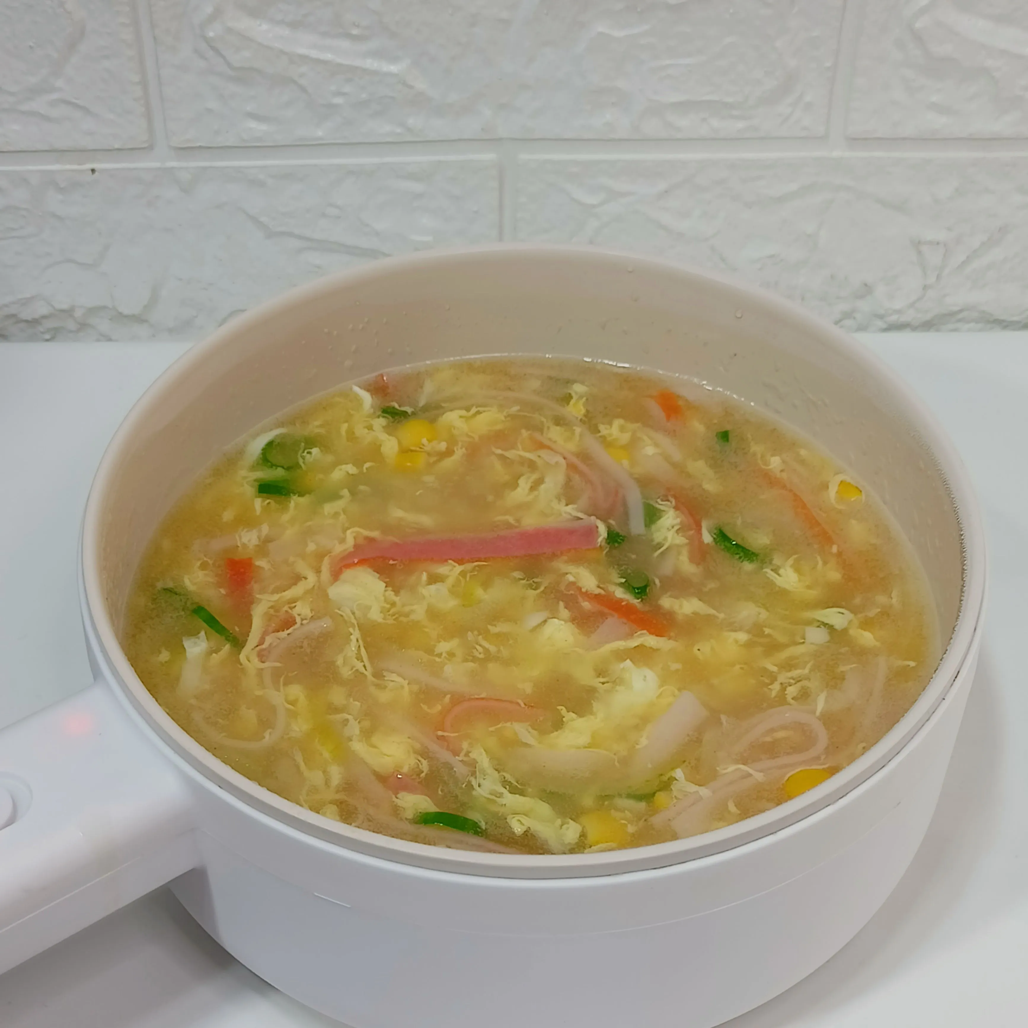 Step 7 Sup Telur Jagung Crabstick