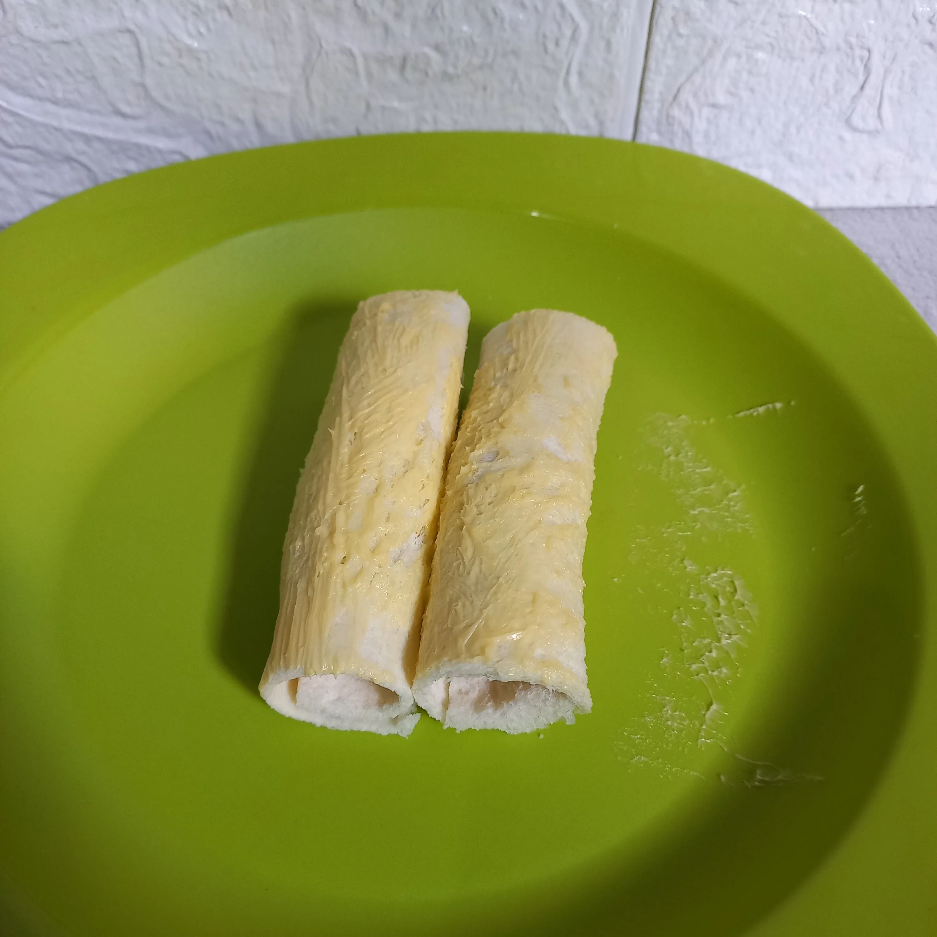 Step 4 Roti Bakar Isi Sosis Topping Nori