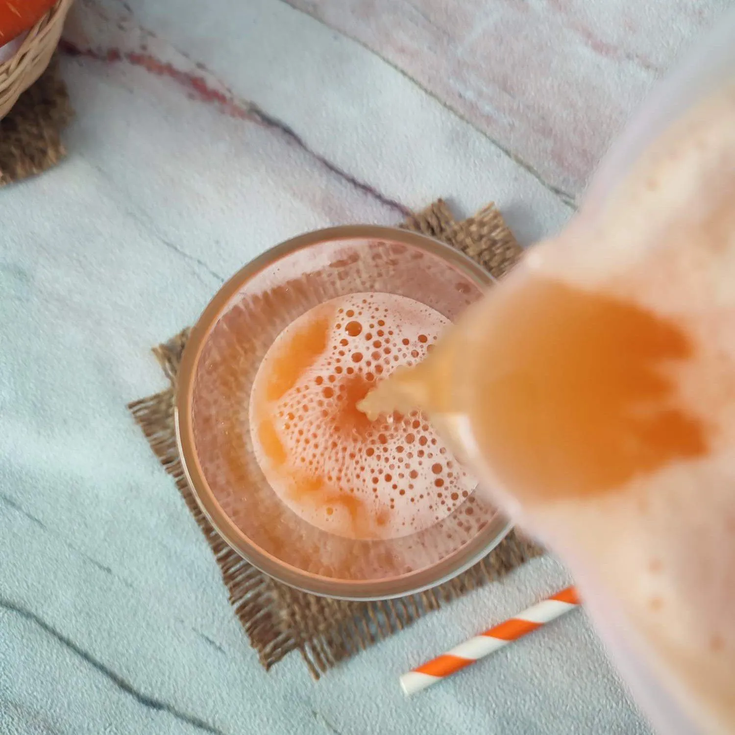 Step 6 Mix Fruit Juice