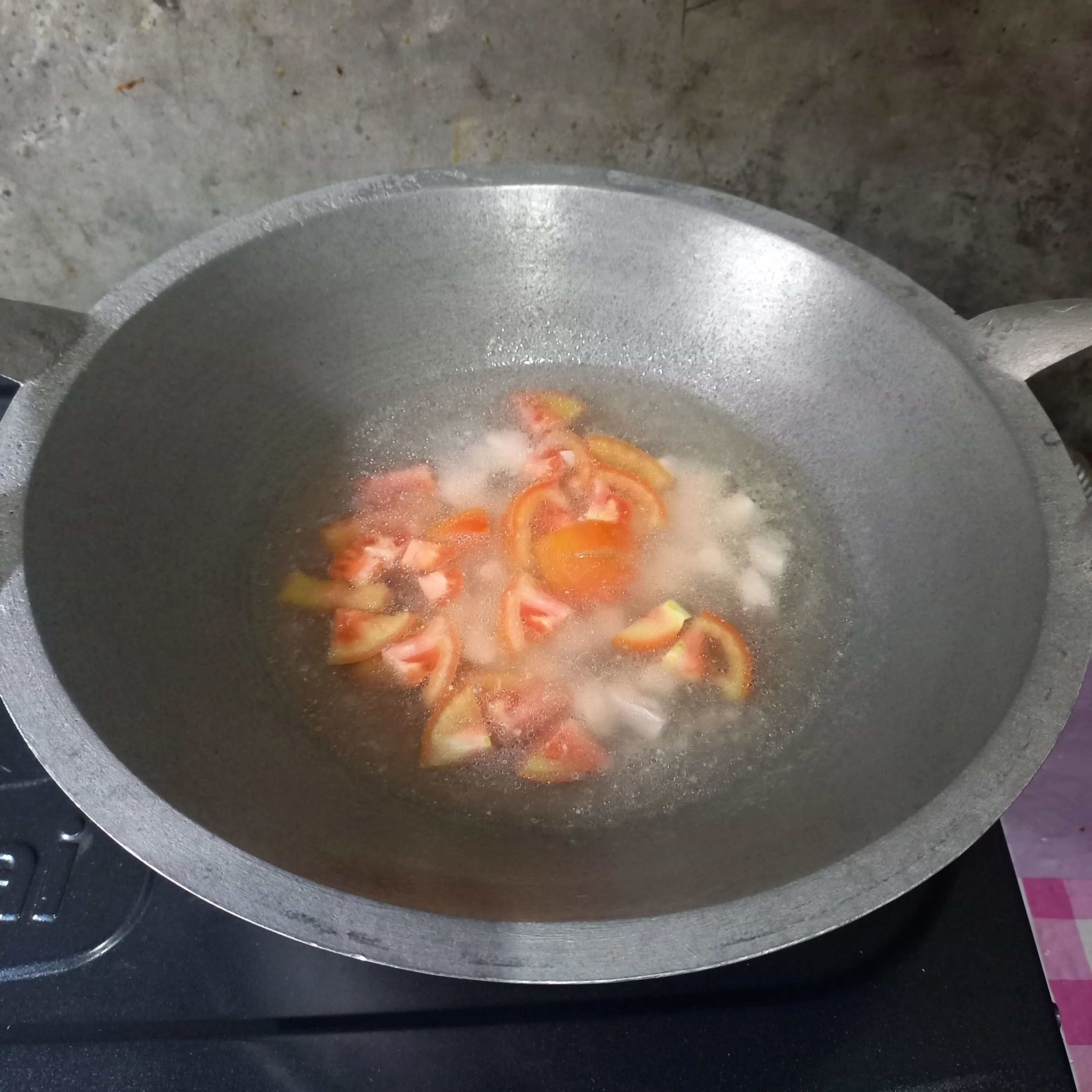 Step 4 Sup Ayam Tomat