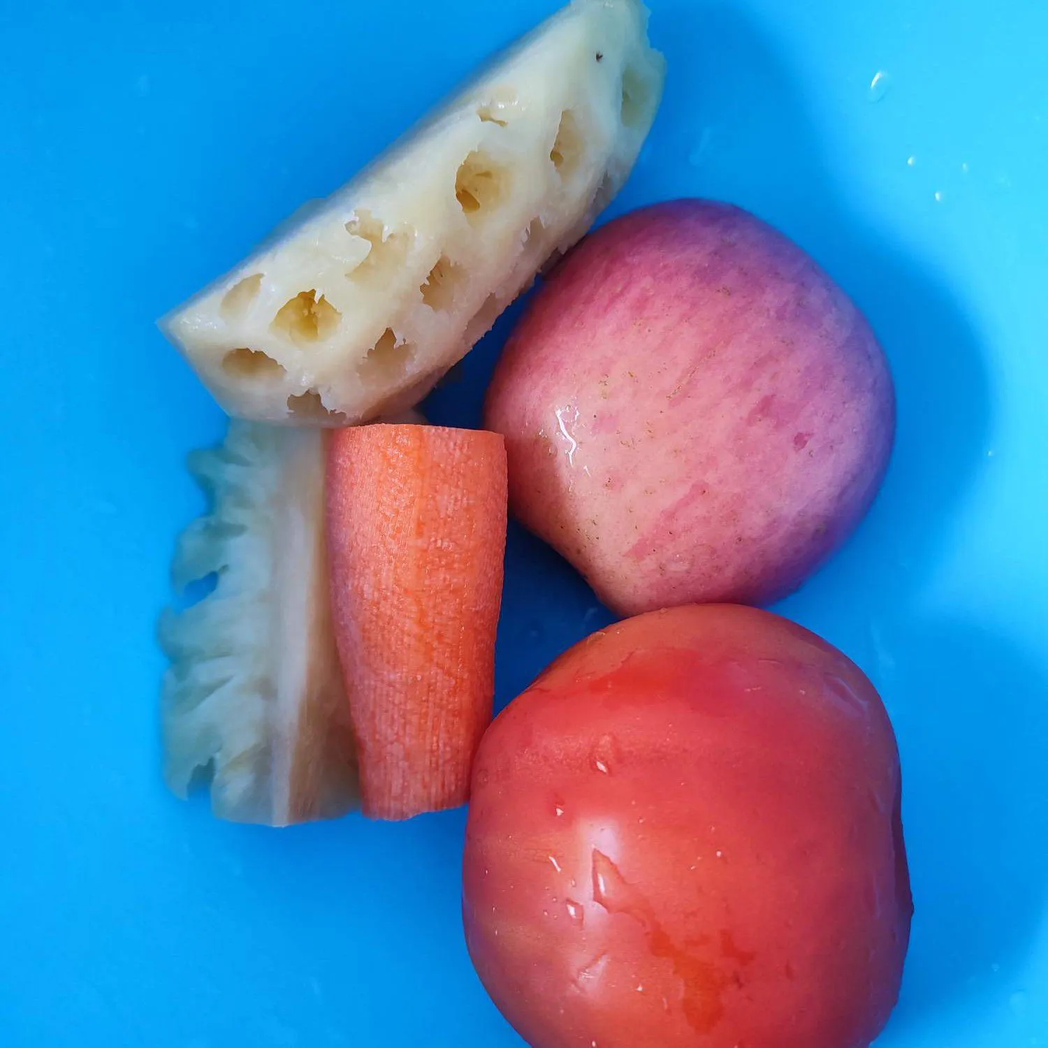 Step 1 Mix Fruit Juice