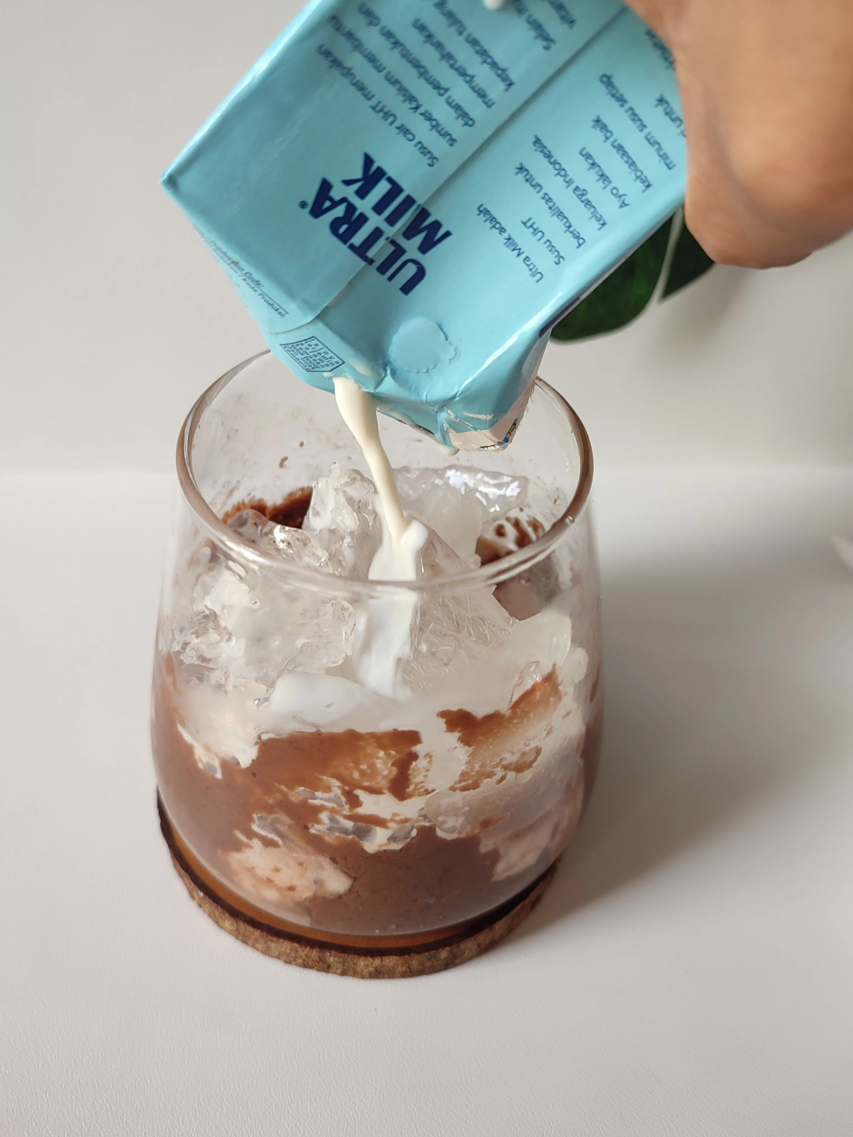 Step 5 Es Coklat Hazelnut