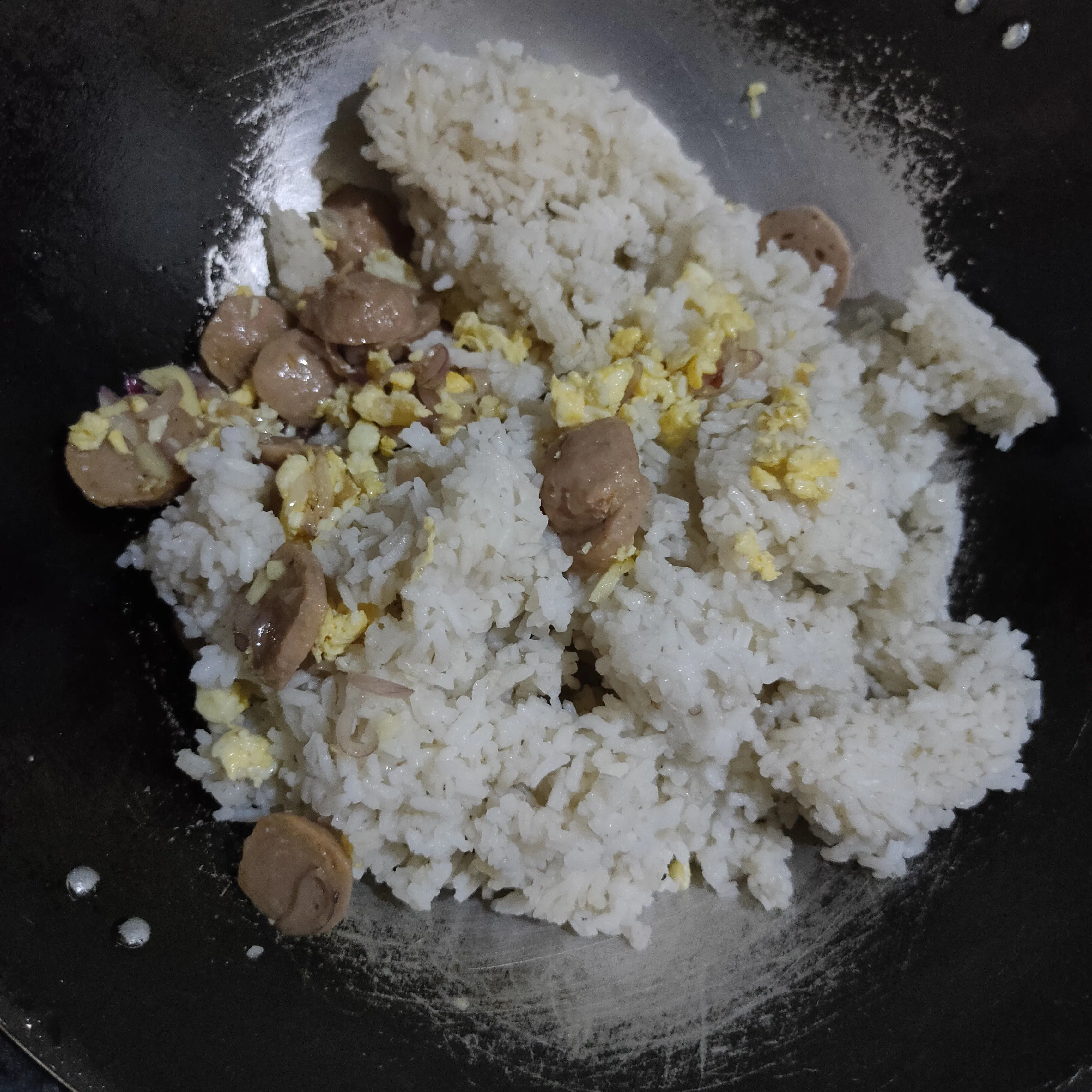 Step 4 Nasi Goreng Bakso