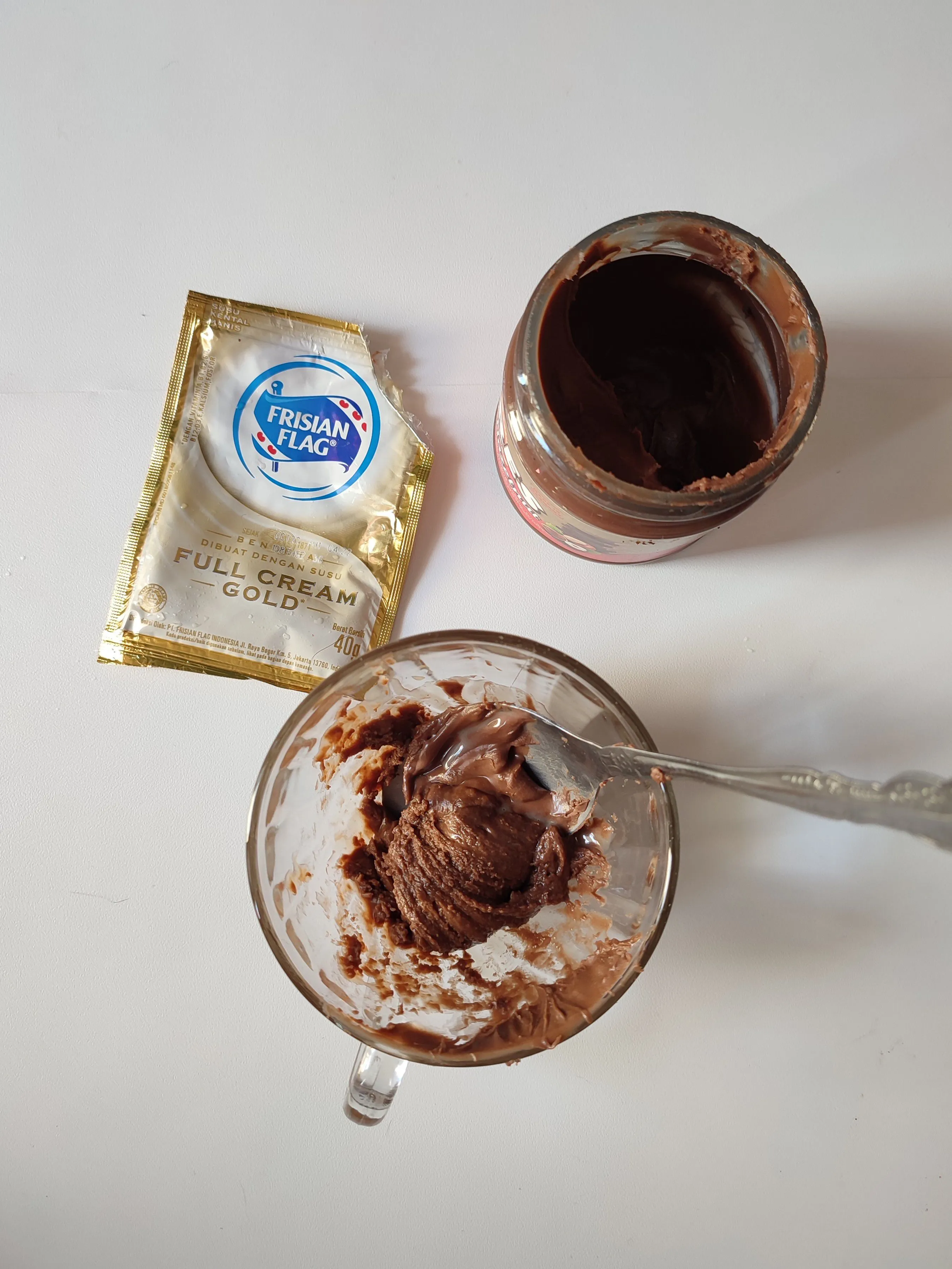 Step 3 Es Coklat Hazelnut