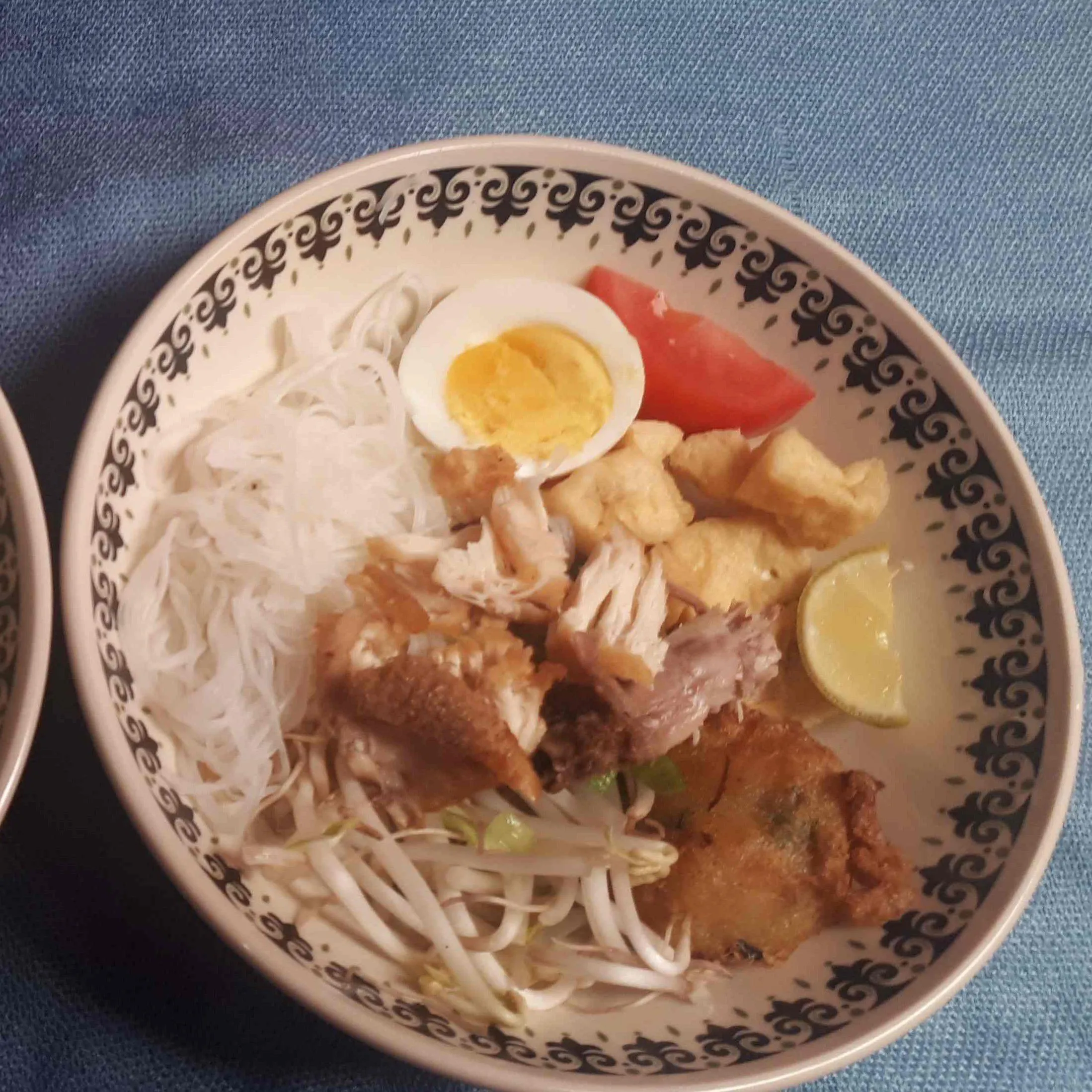Step 6 Soto ayam santan medan