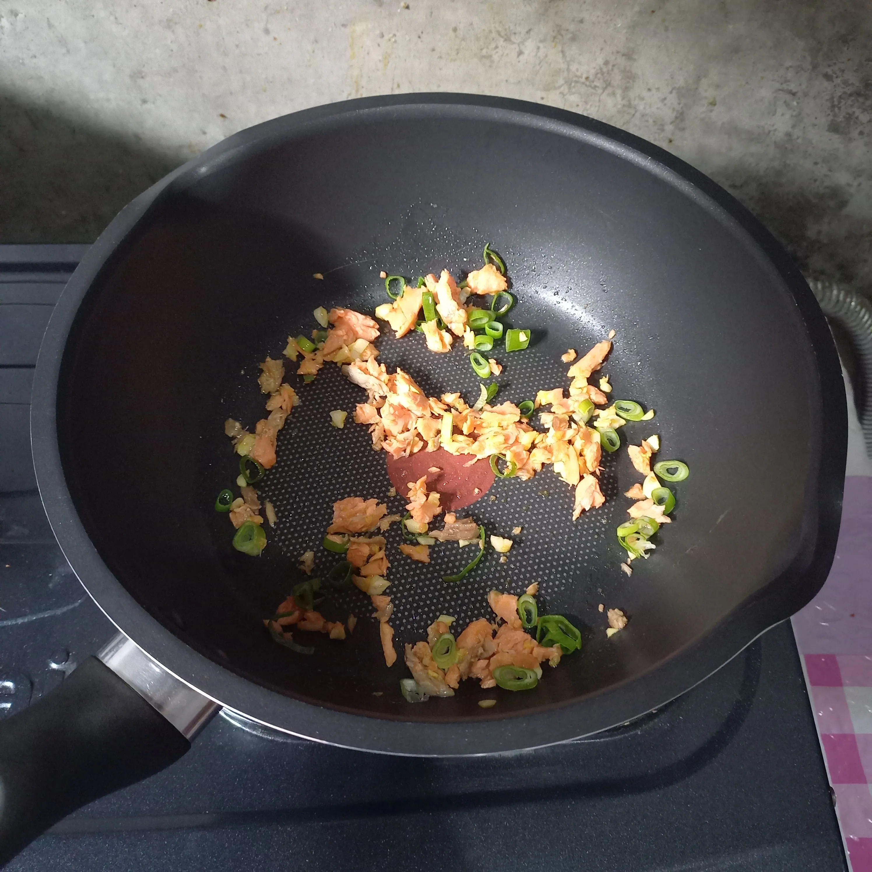 Step 3 Salmon Fried Rice