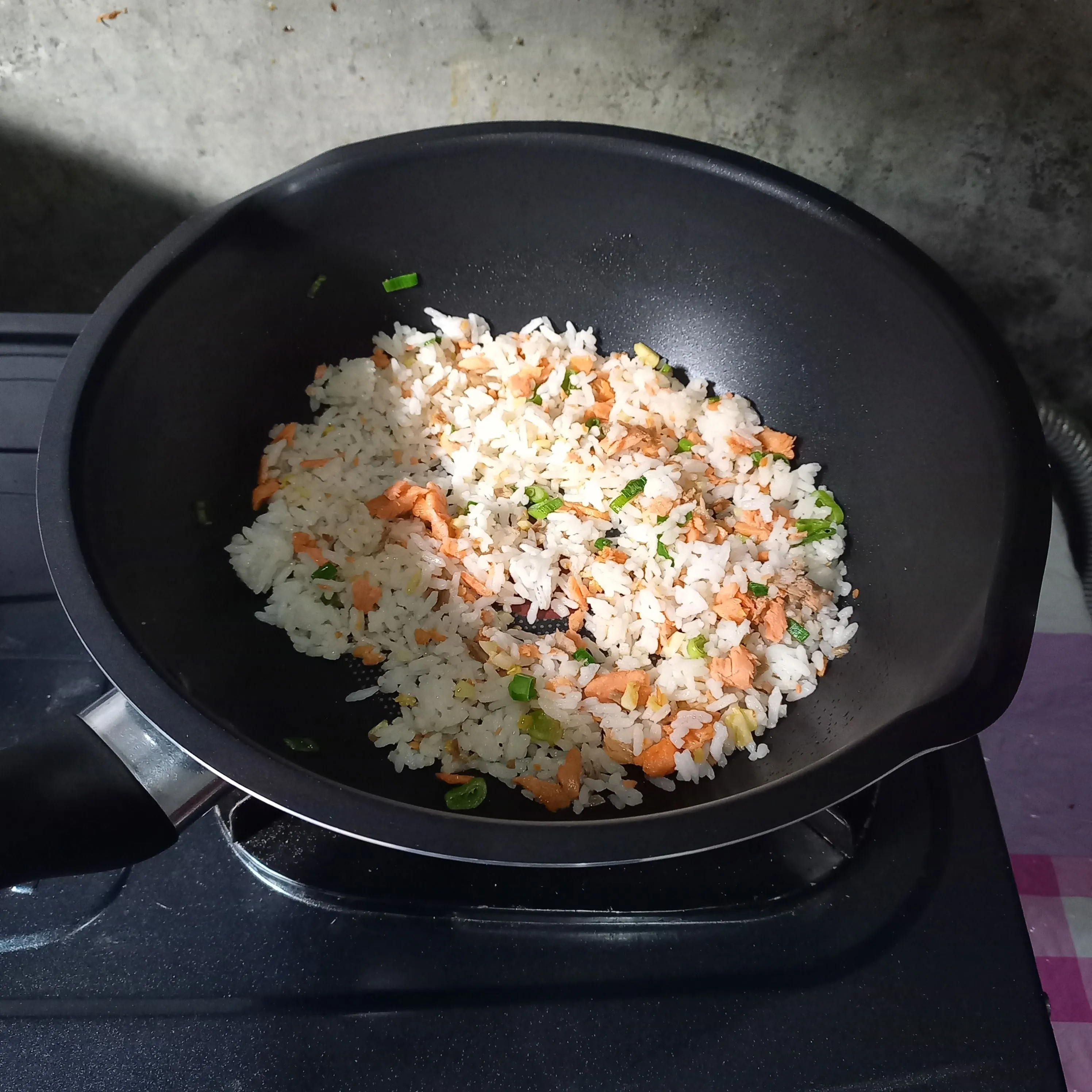 Step 4 Salmon Fried Rice