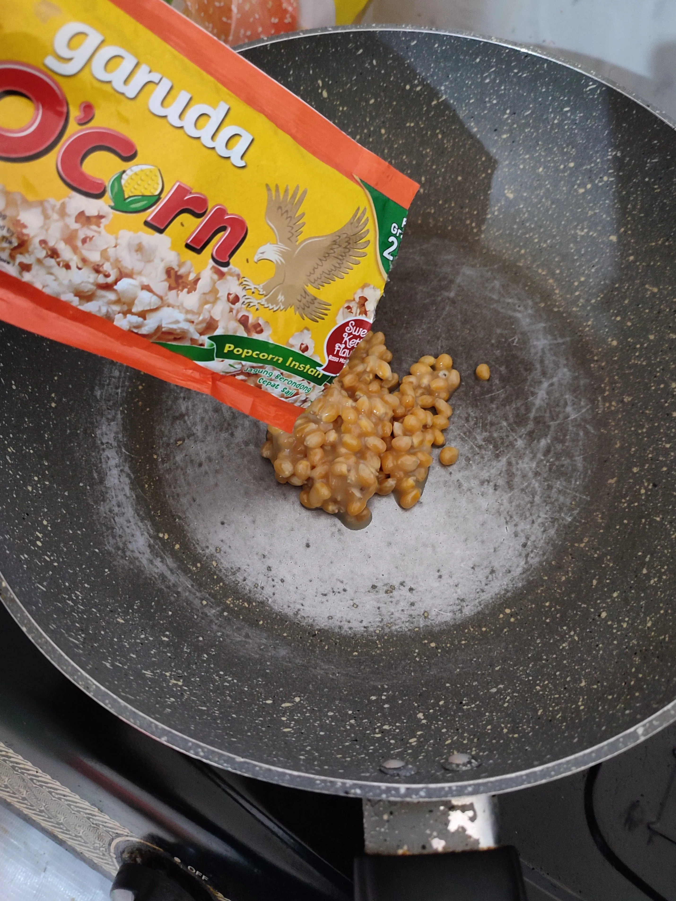 Step 1 Popcorn Sweet Caramel