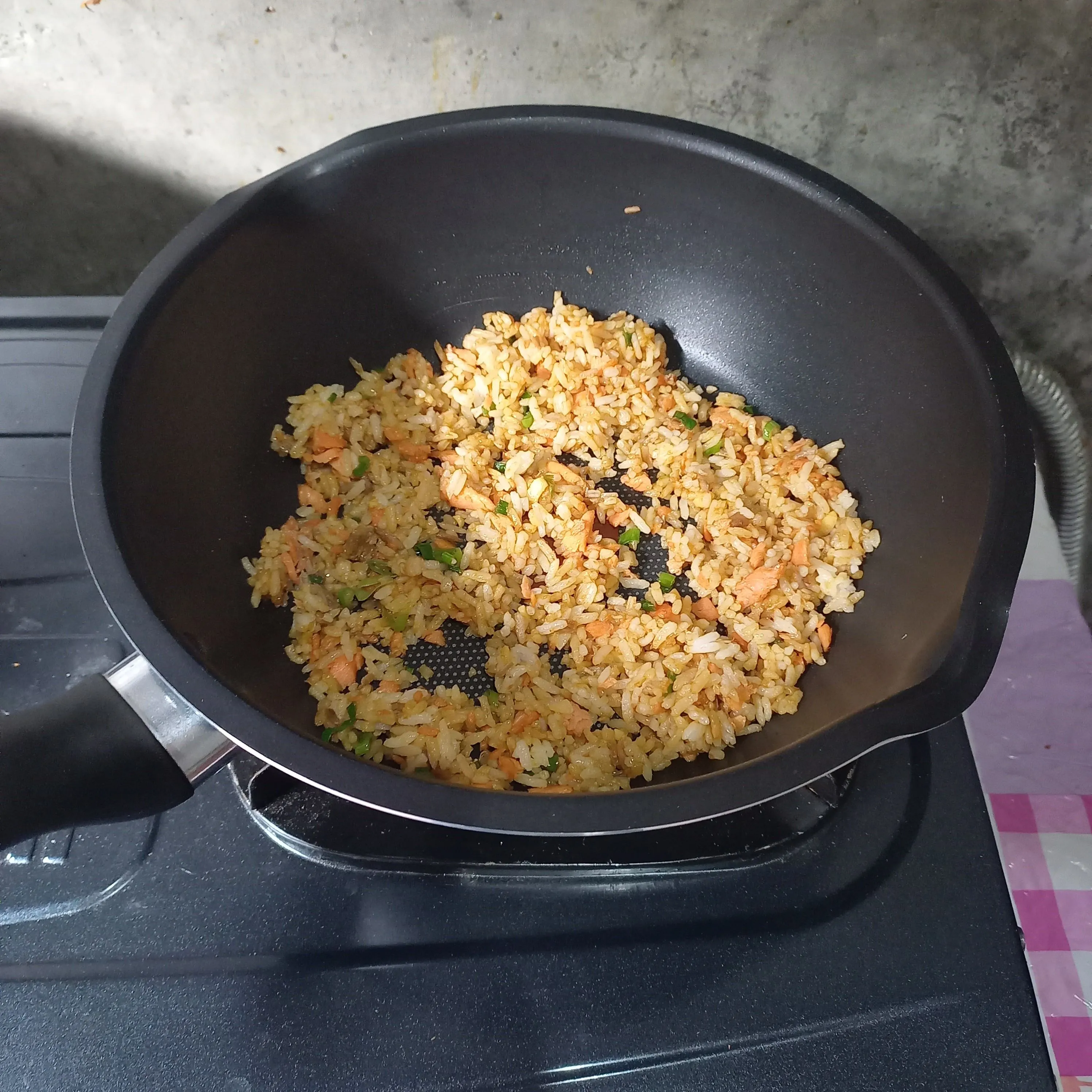 Step 5 Salmon Fried Rice