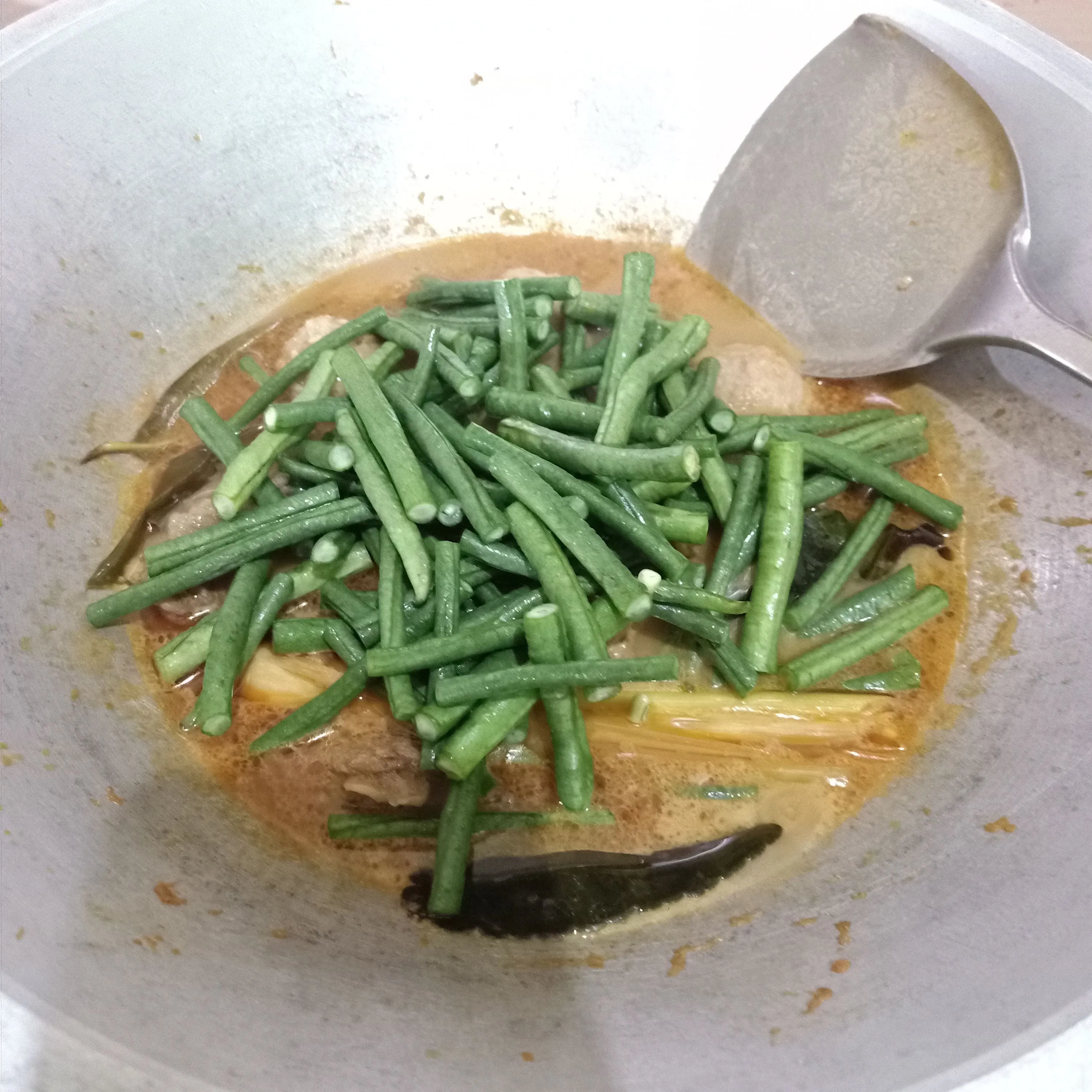 Step 4 Gulai Daging Kacang Panjang