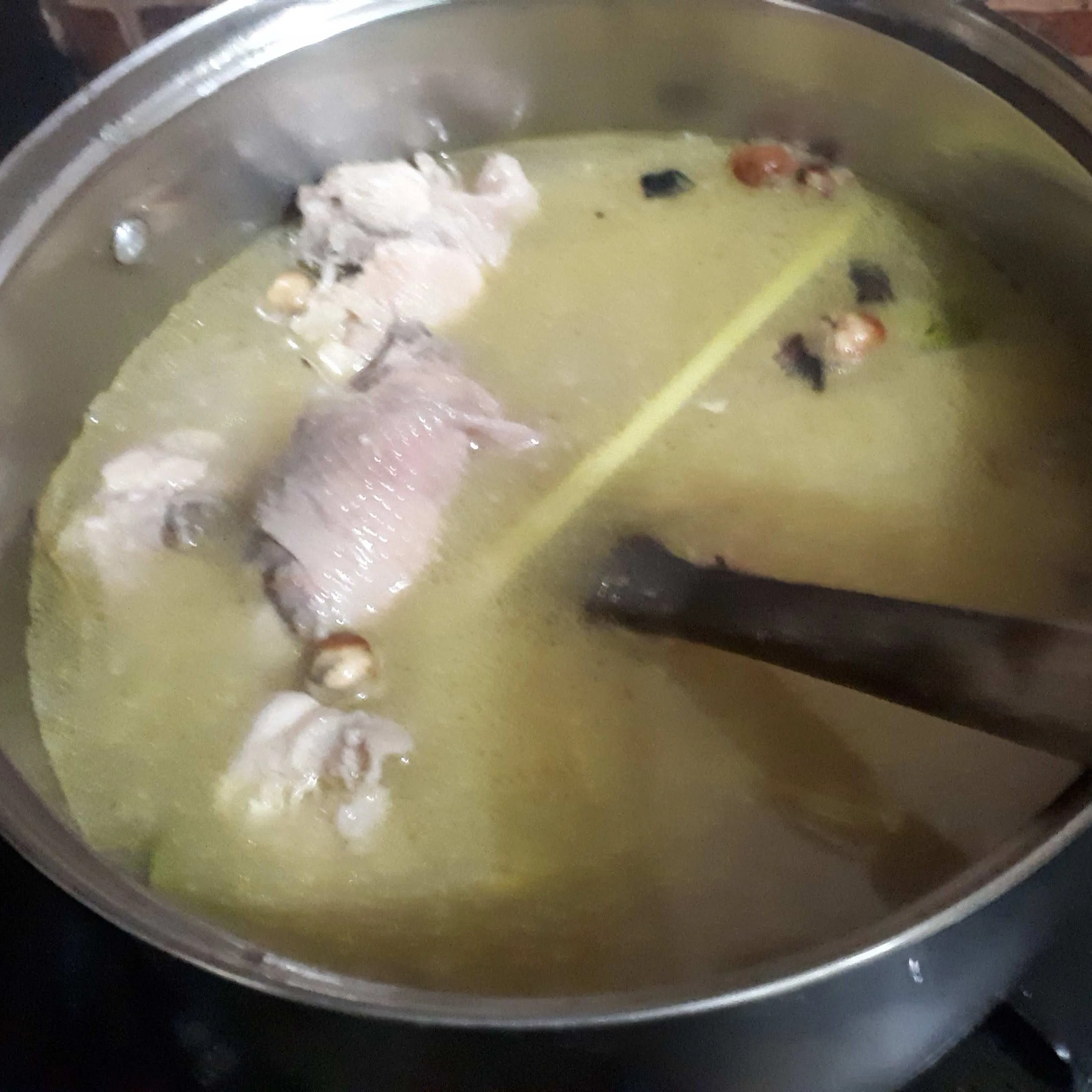 Step 3 Soto ayam santan medan