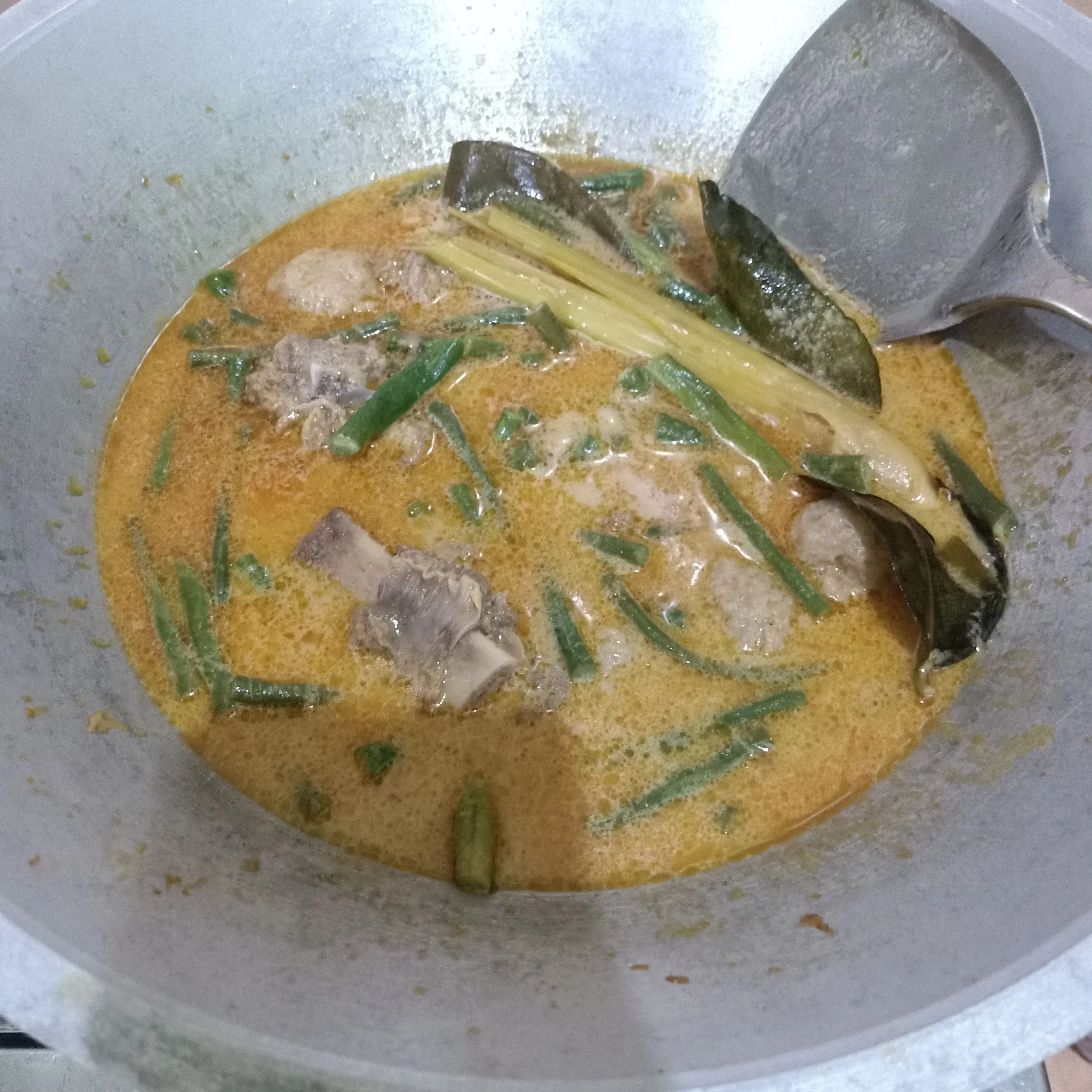 Step 5 Gulai Daging Kacang Panjang
