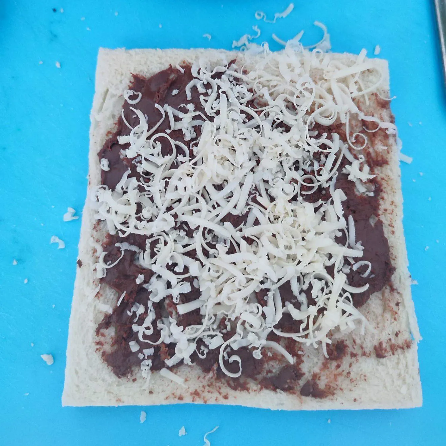 Step 2 Roti Tawar Gulung Bakar
