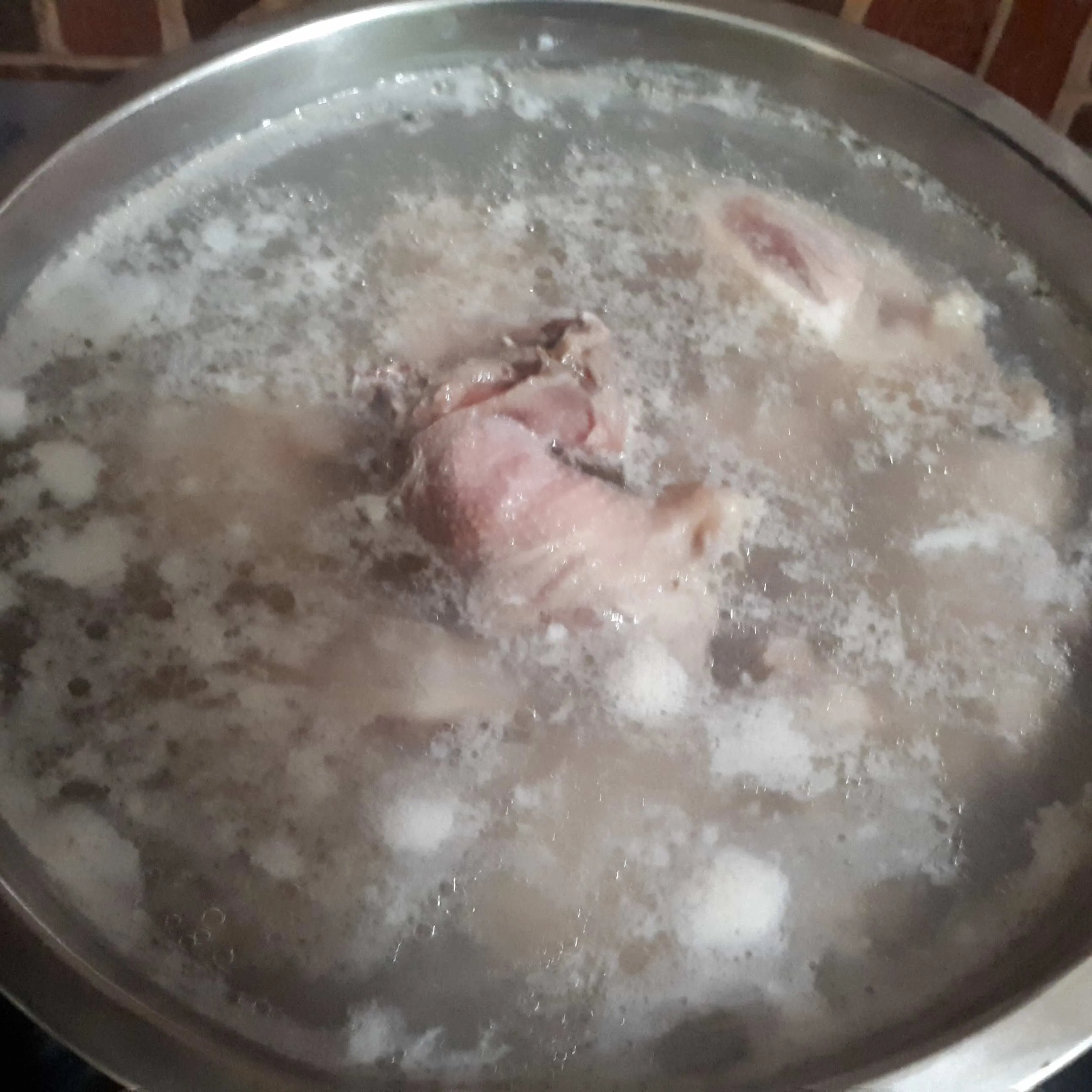 Step 1 Soto ayam santan medan
