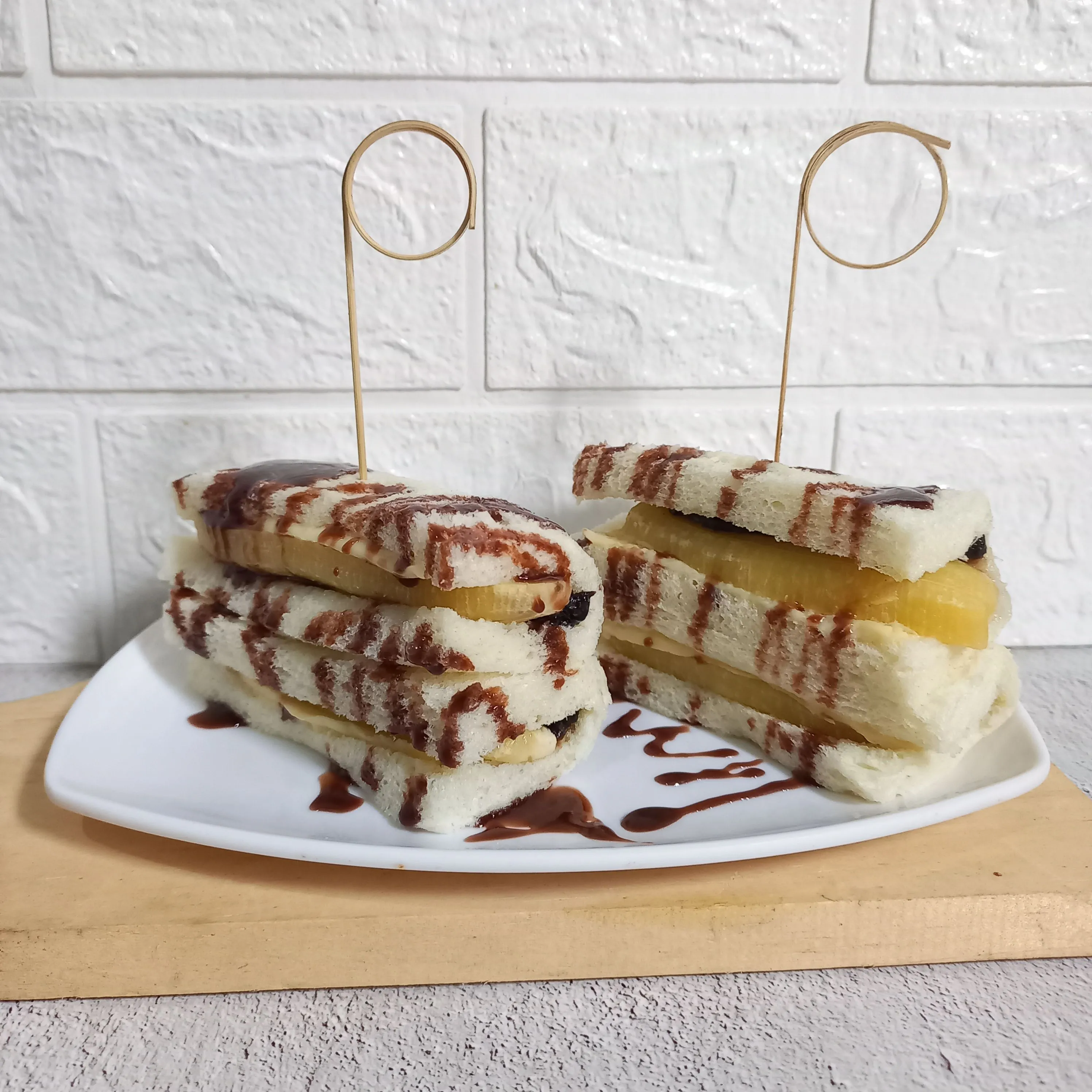 Step 6 Roti Kukus Isi Pisang Keju Coklat