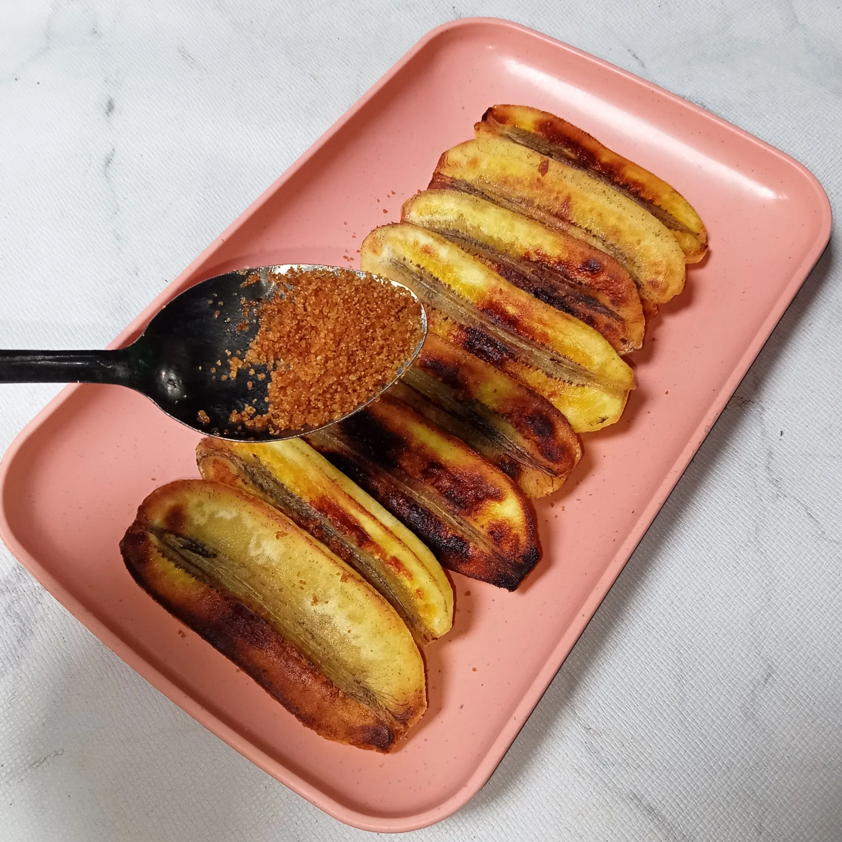 Step 4 Pisang Bakar Keju