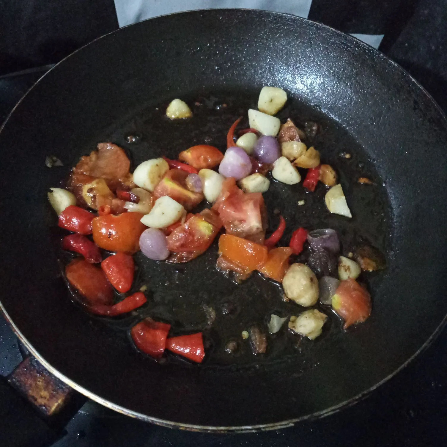 Step 4 Terong Goreng Urap Sambal
