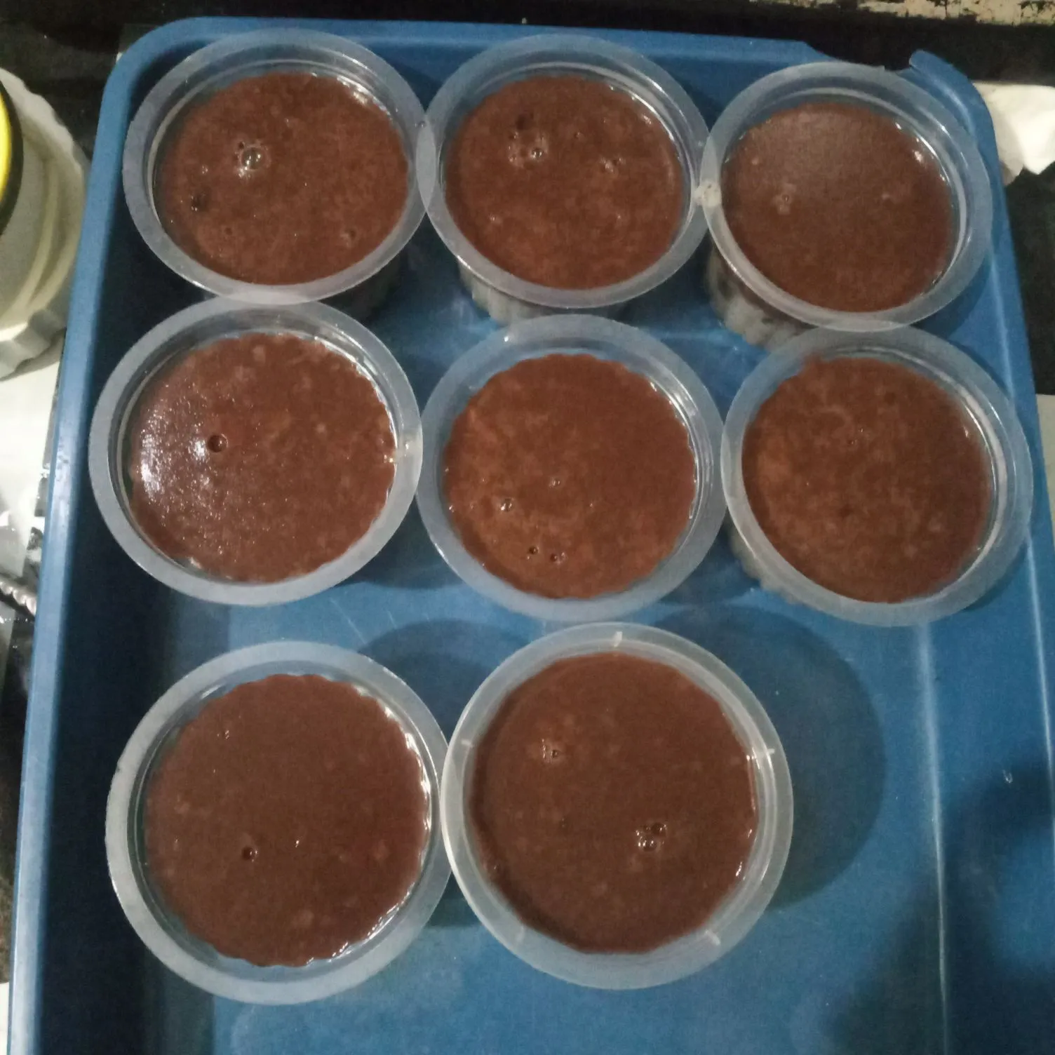 Step 8 Puding Coklat Oreo Cup