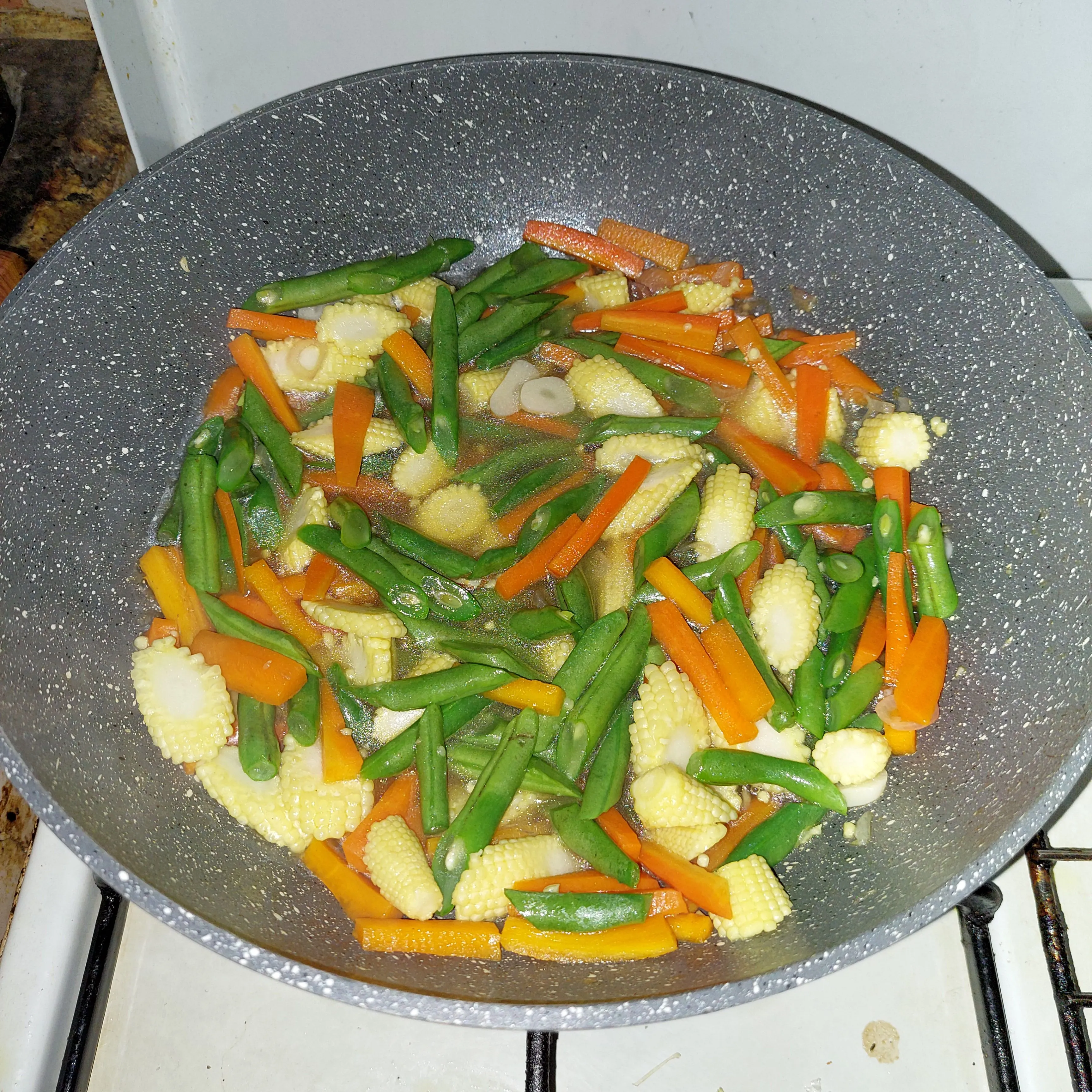 Step 6 Tumis Sayur Pelangi