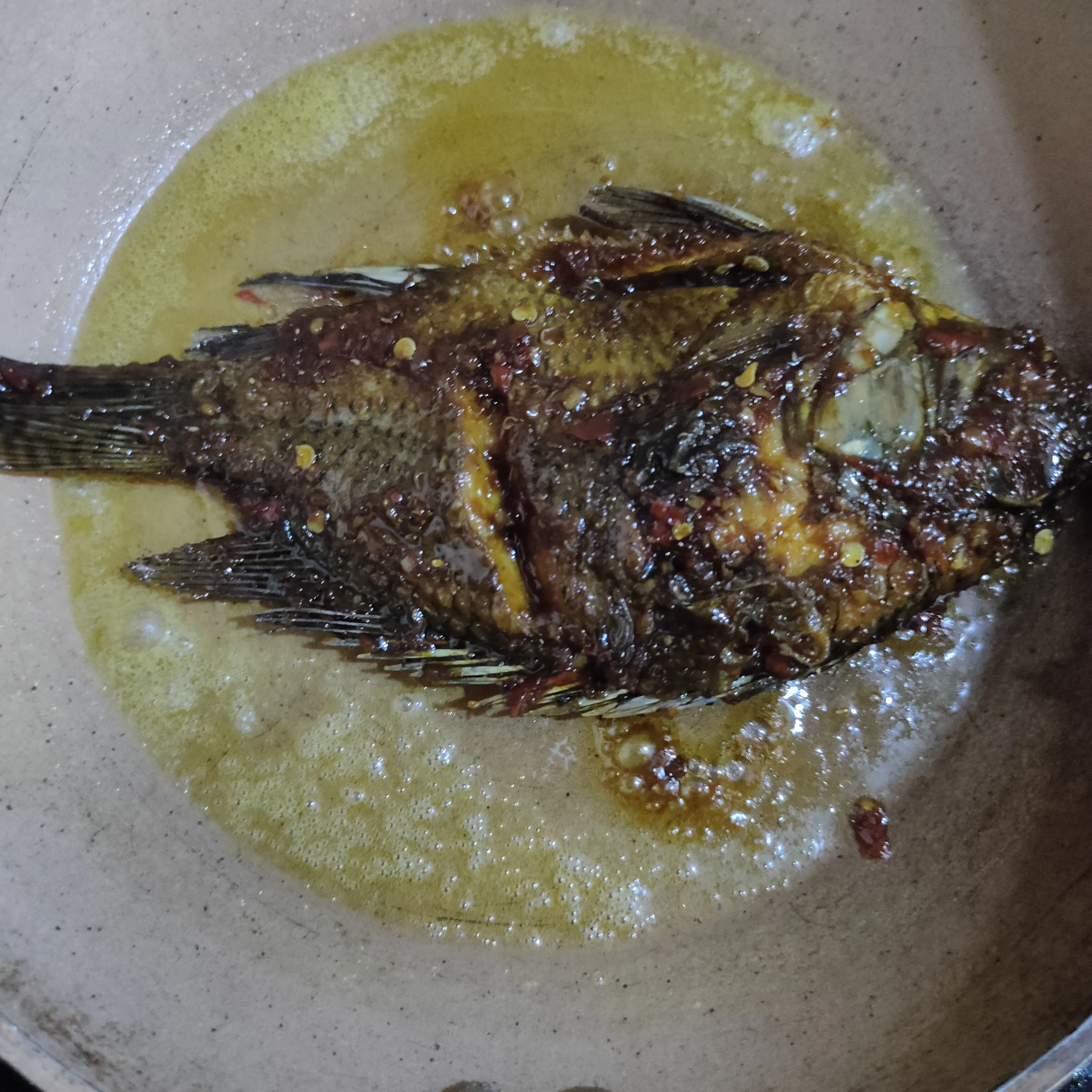 Step 7 Mujair Bakar Teflon