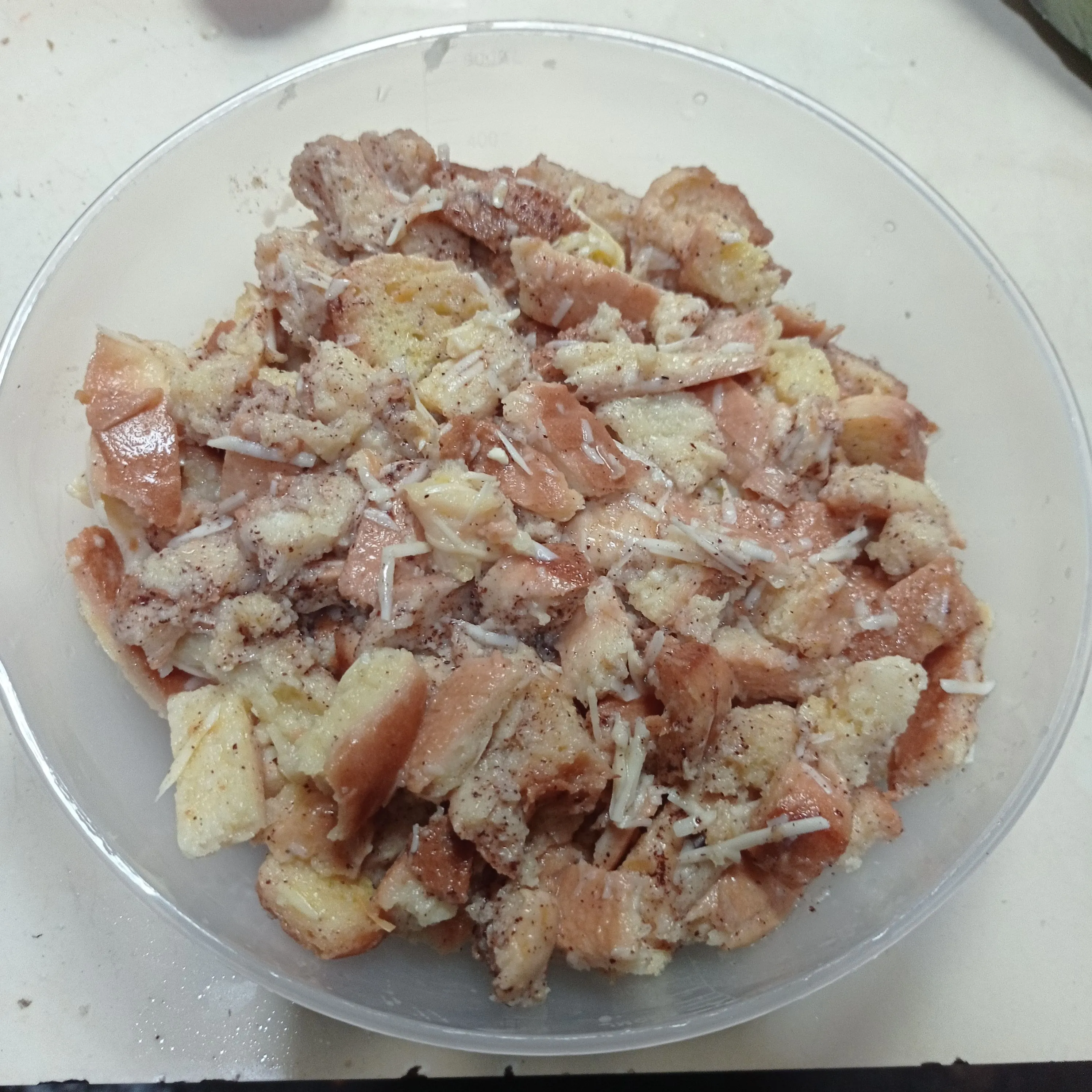 Step 5 Cinnamon Cheese Bread Puding