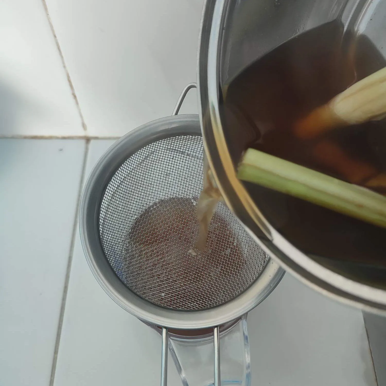 Step 4 Teh Jahe Serai Kayu Manis Lemon